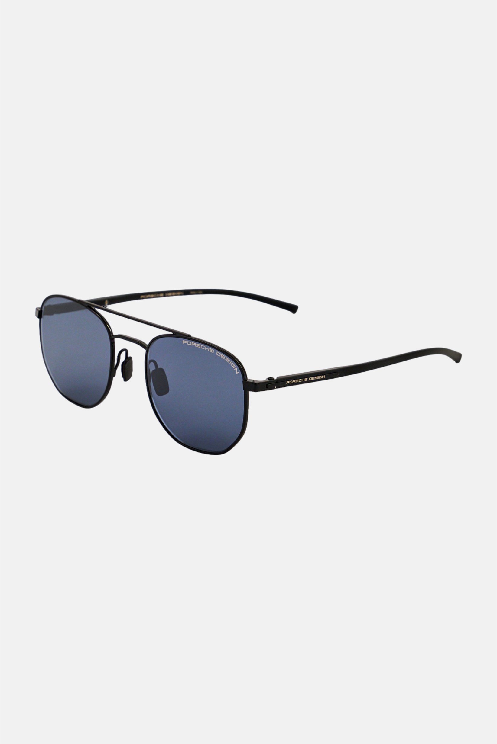 Men P8695 A Round Sunglasses, Black