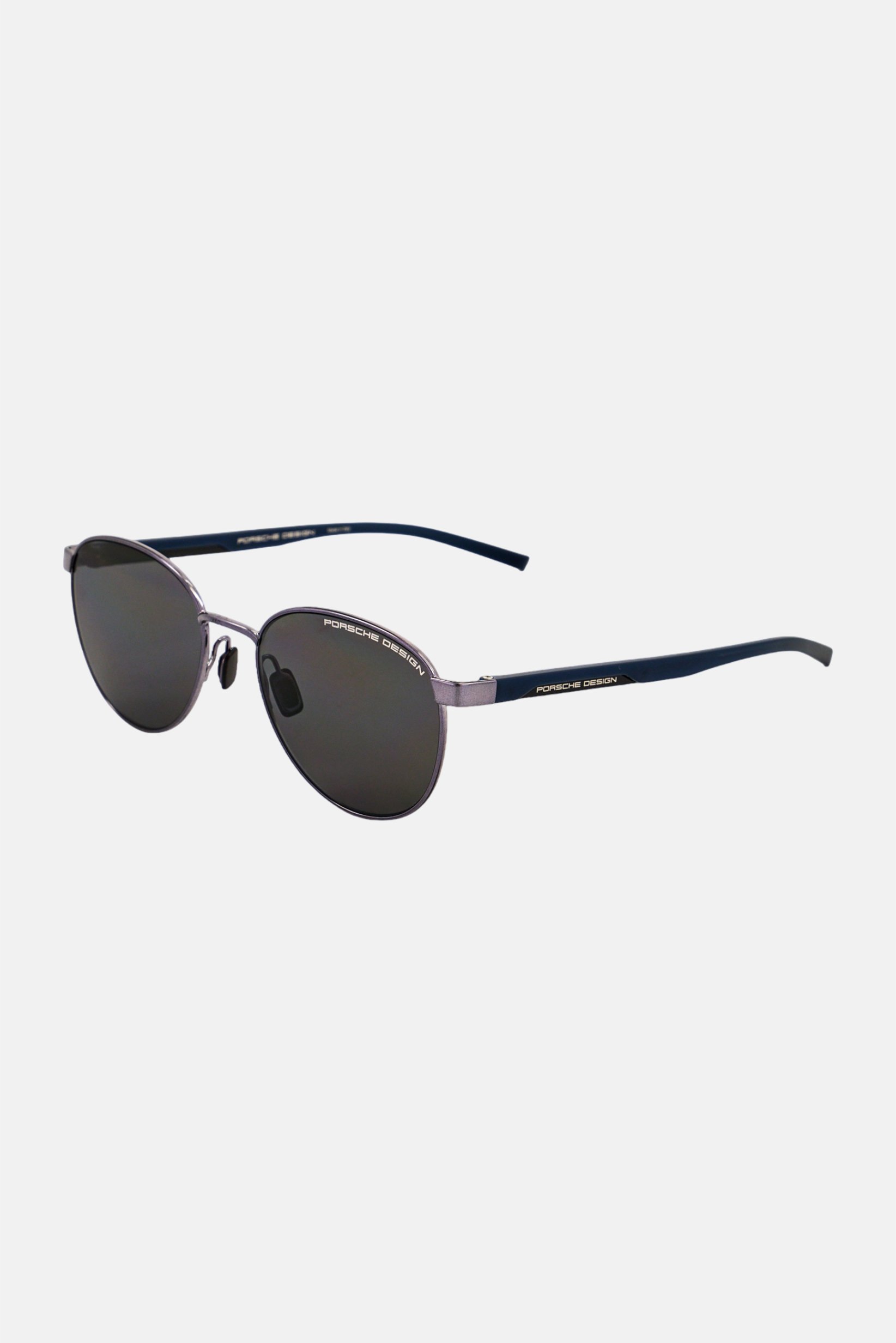 Men P8945 C Round Sunglasses, Gunmetal
