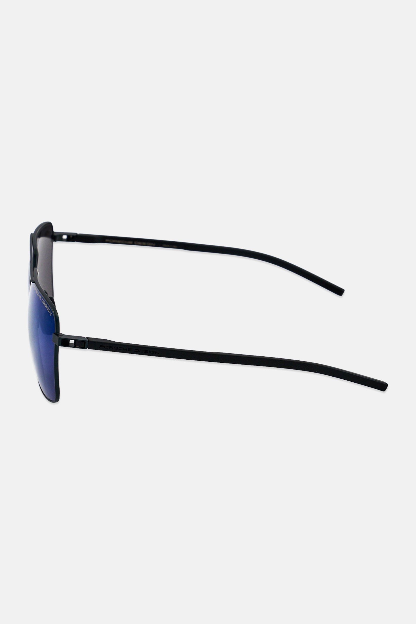 Men Rectangular Aviator Sunglasses, Black