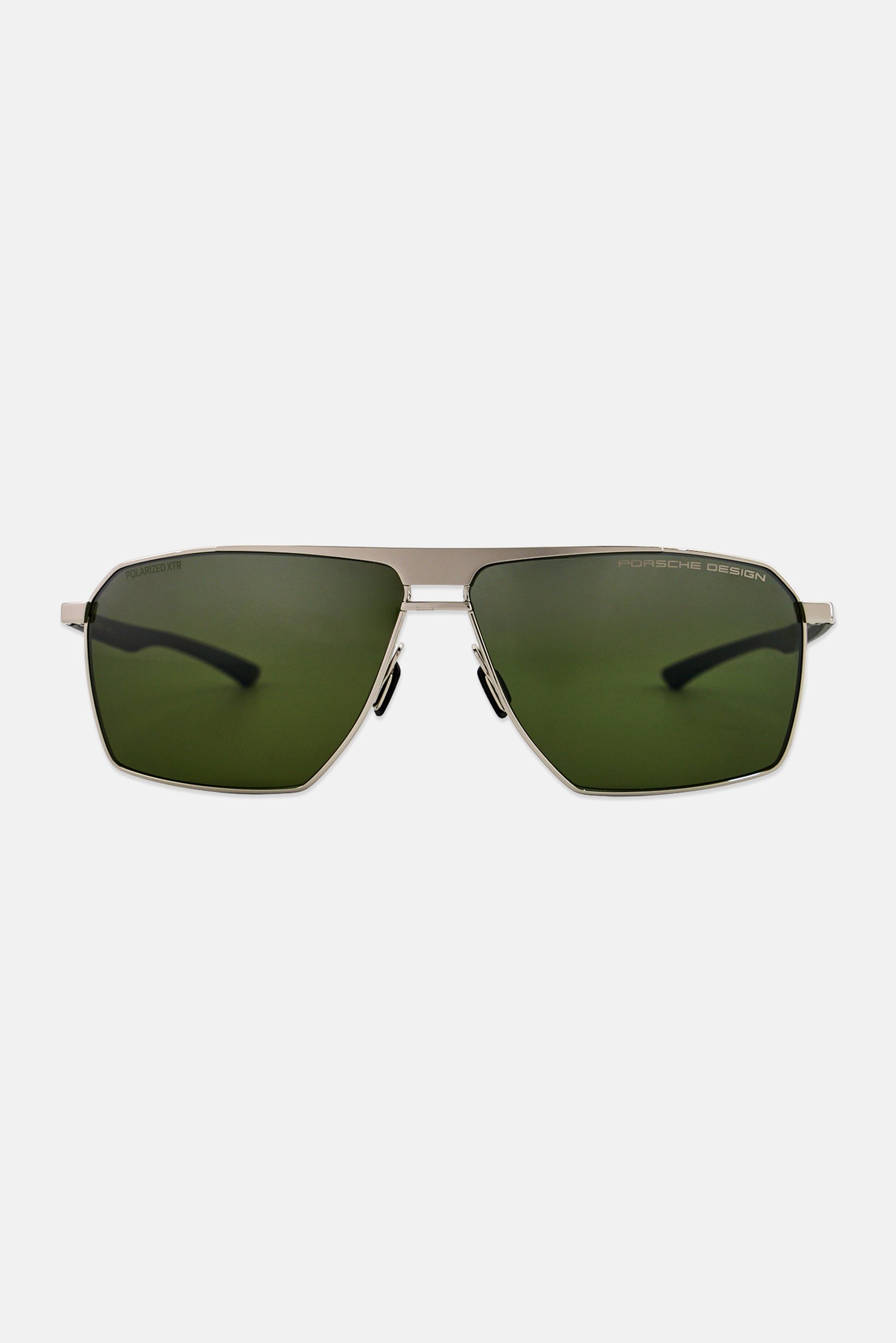 Men P8977 64B417 Rectangular Sunglasses, Silver
