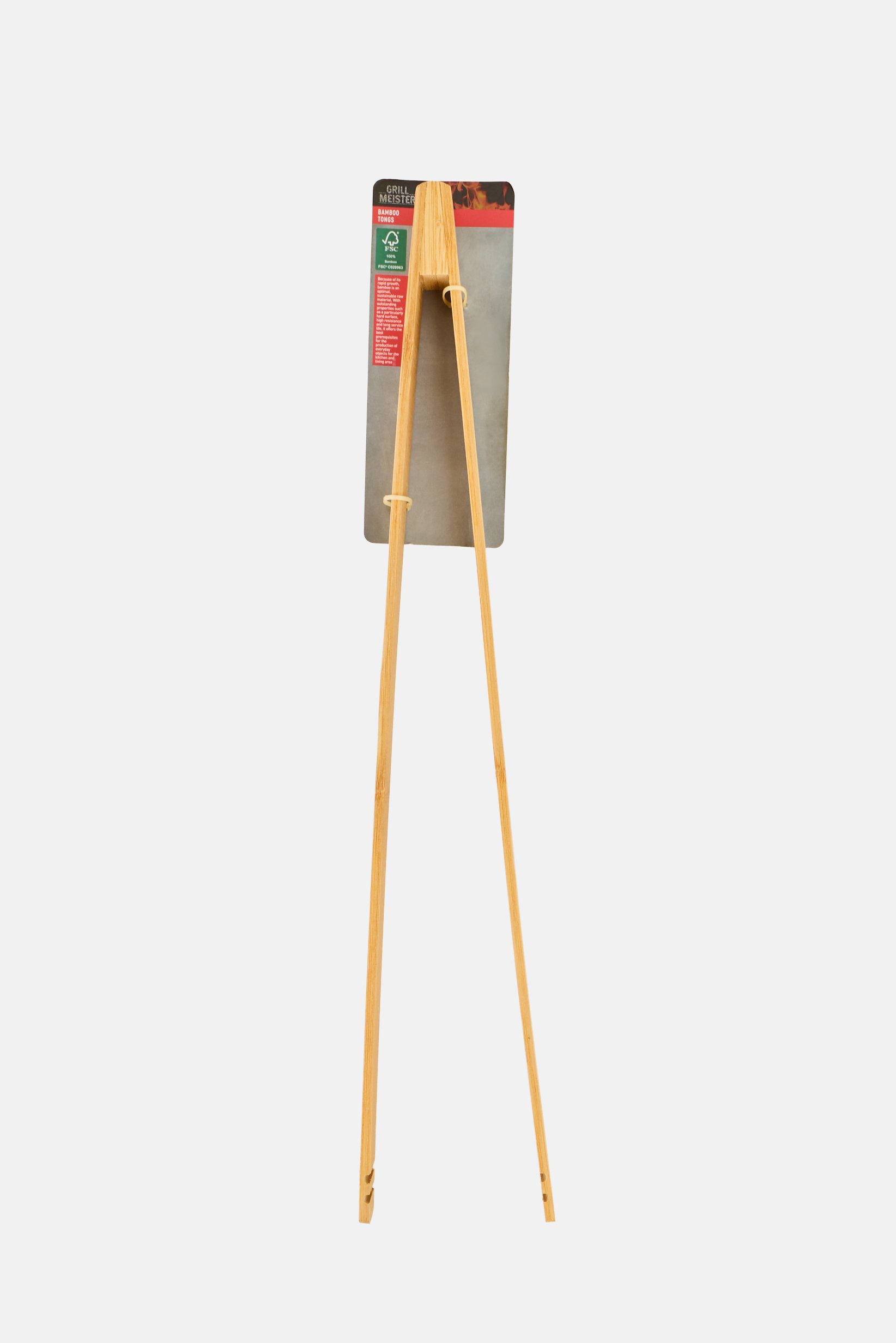 Bamboo Tongs, Natural