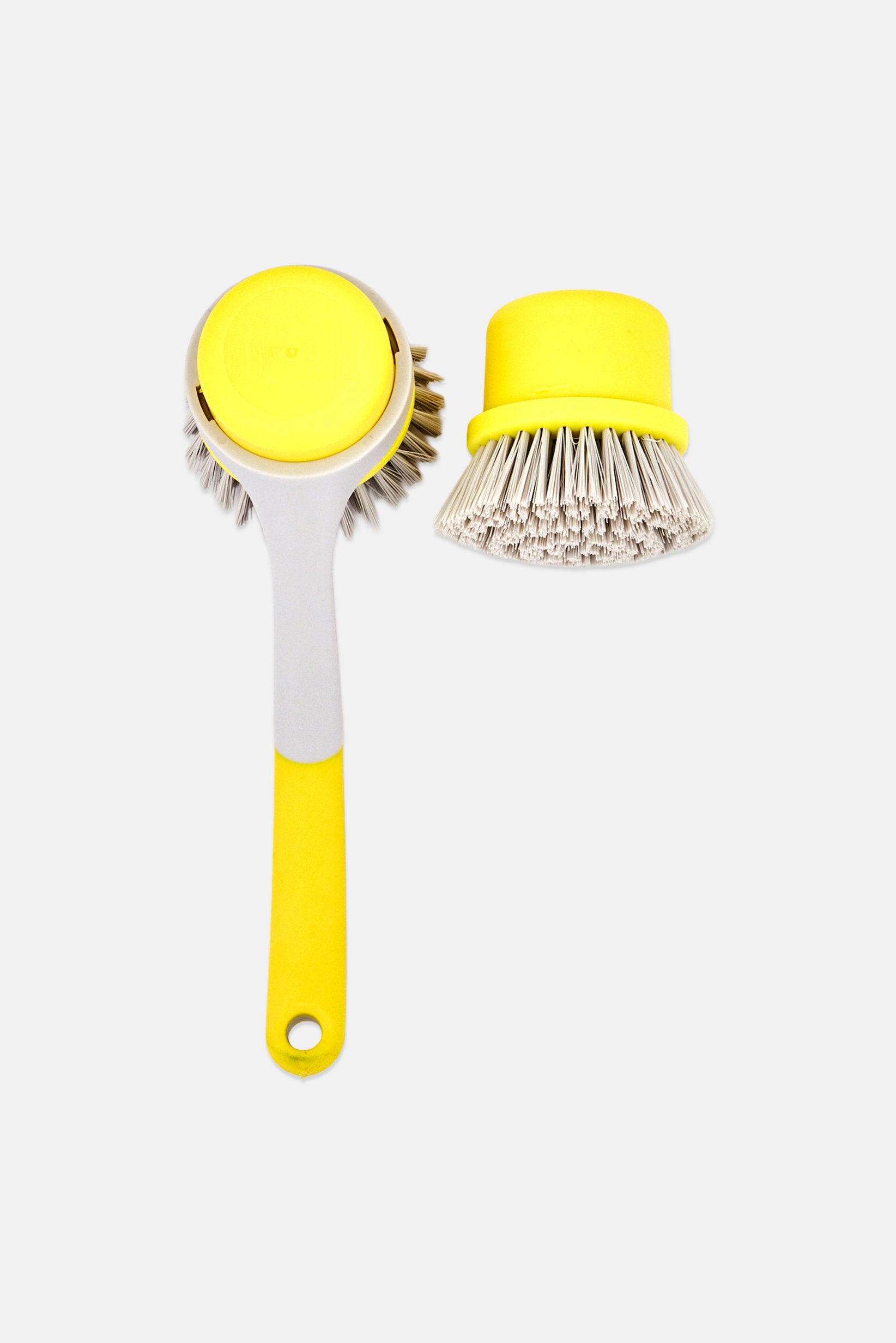 2 In 1 Universal Brush with Handle, Yellow