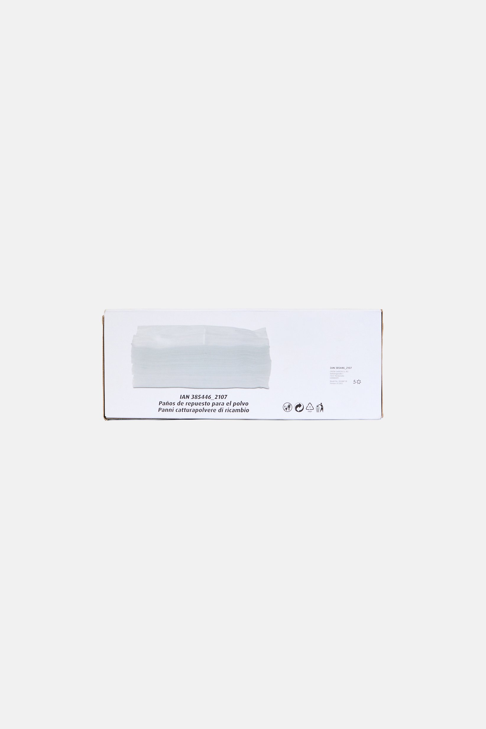 100 Pcs Antidust Cloths Dust Wiper Set, White