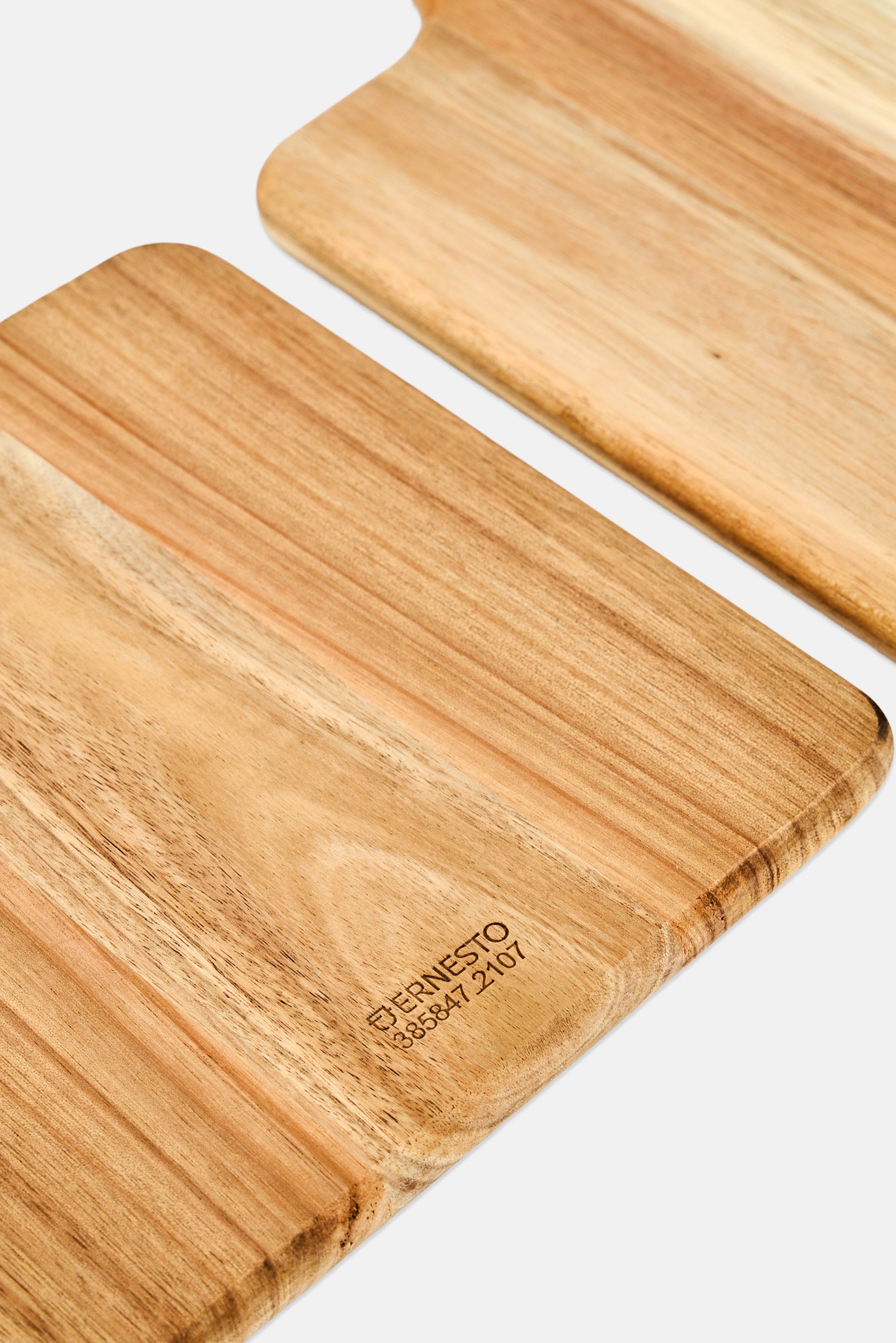 2 Pieces Wooden Serving Boards, Brown