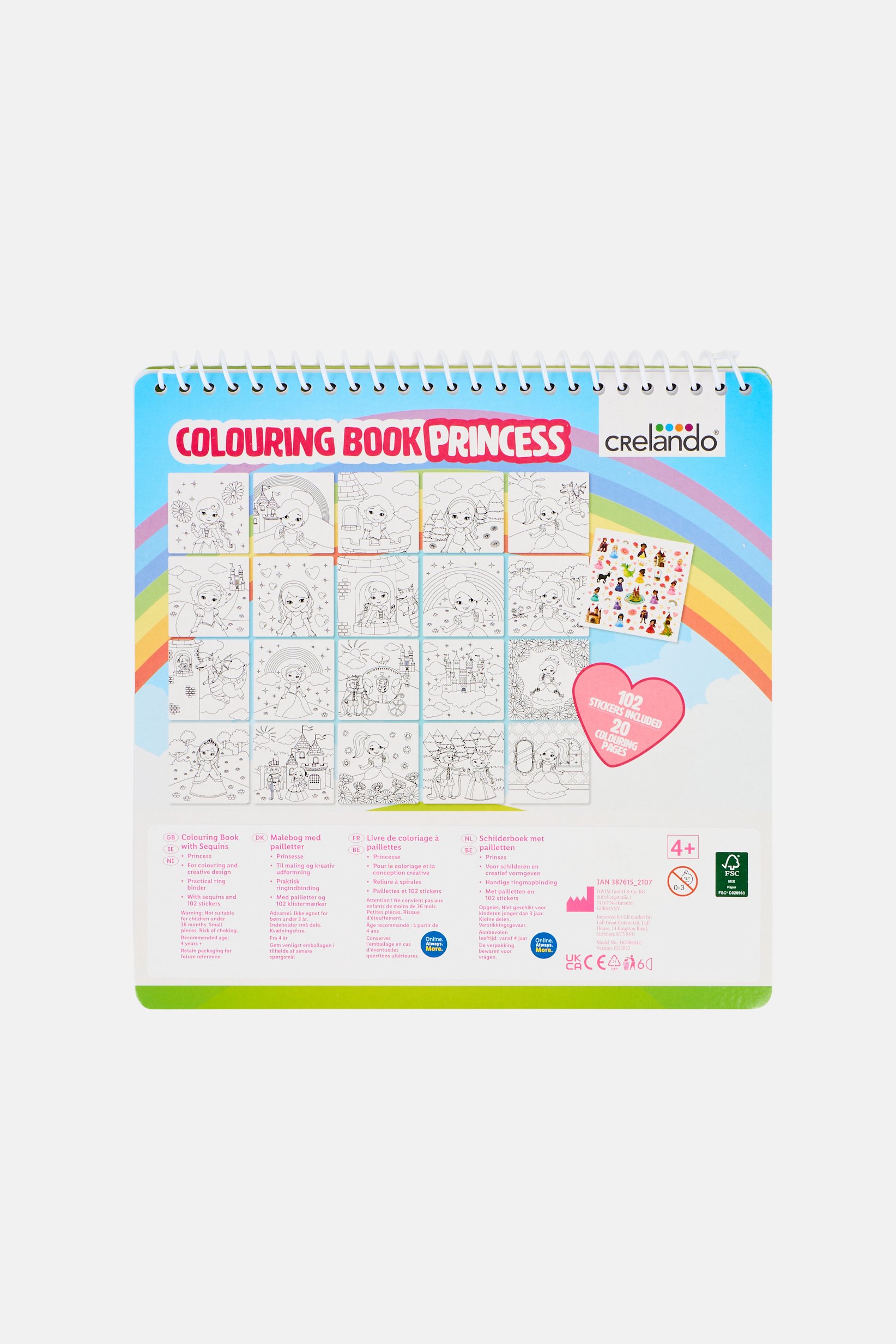 Colouring Book Princess