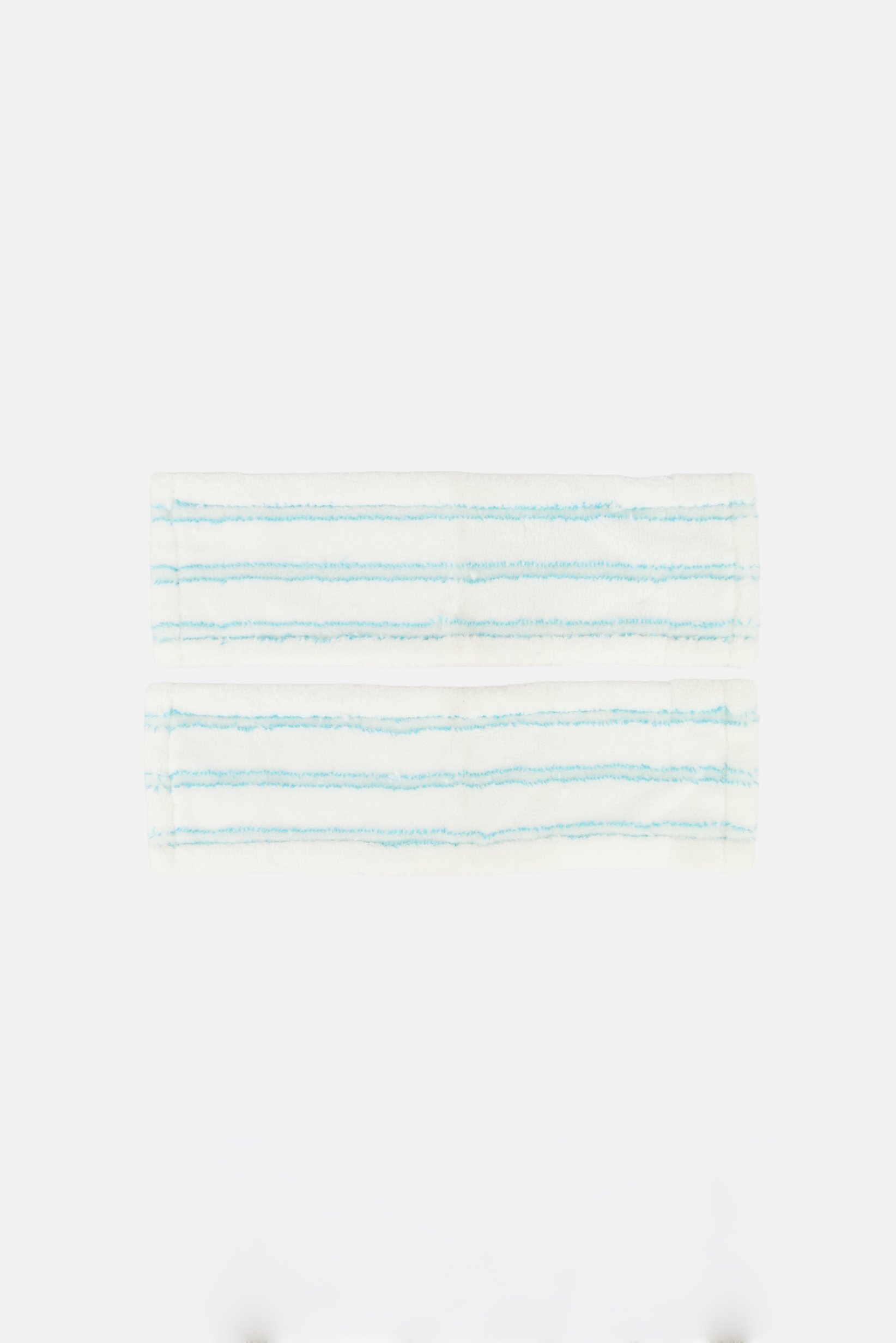 2 Pieces Textured Floor Mop Pads, White