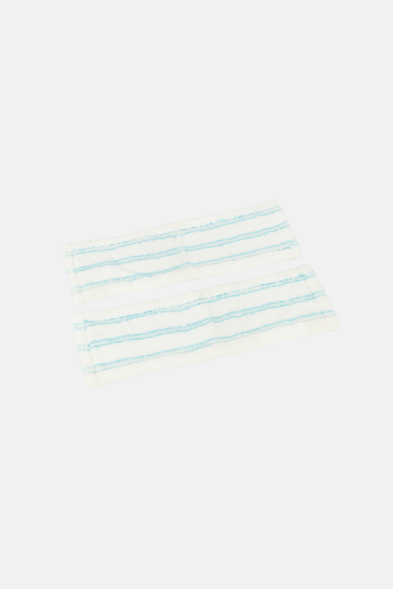 2 Pieces Textured Floor Mop Pads, White