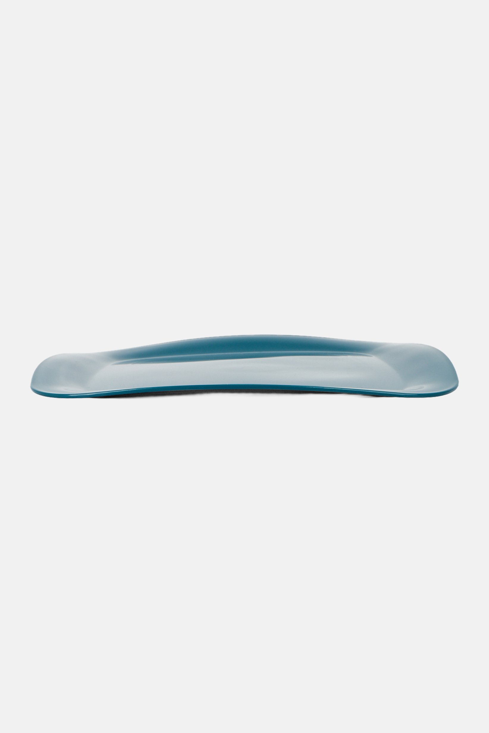 Elegant Plastic Plate, Teal Blue