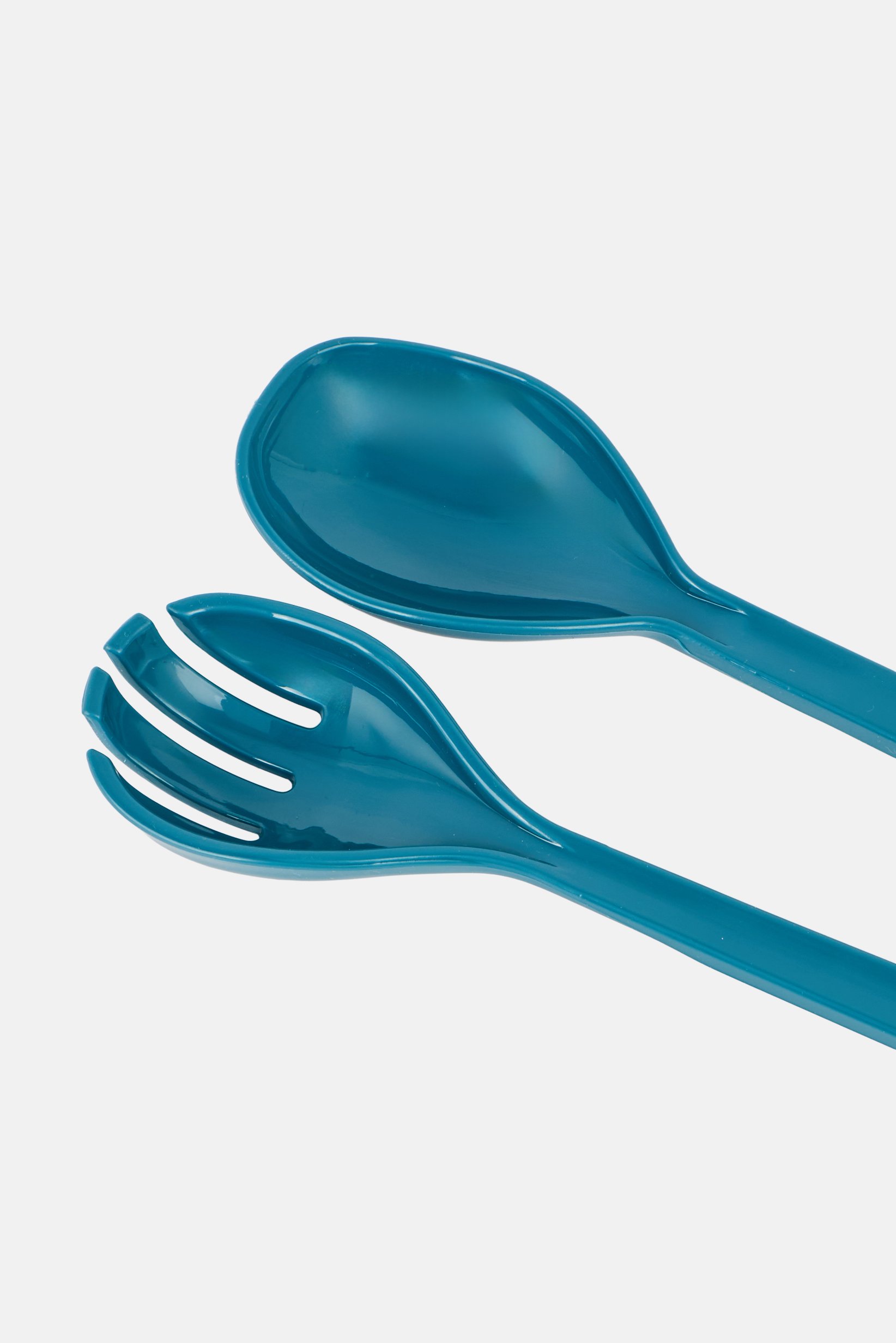 2 Pieces Salad Cutlery Set, Teal Green