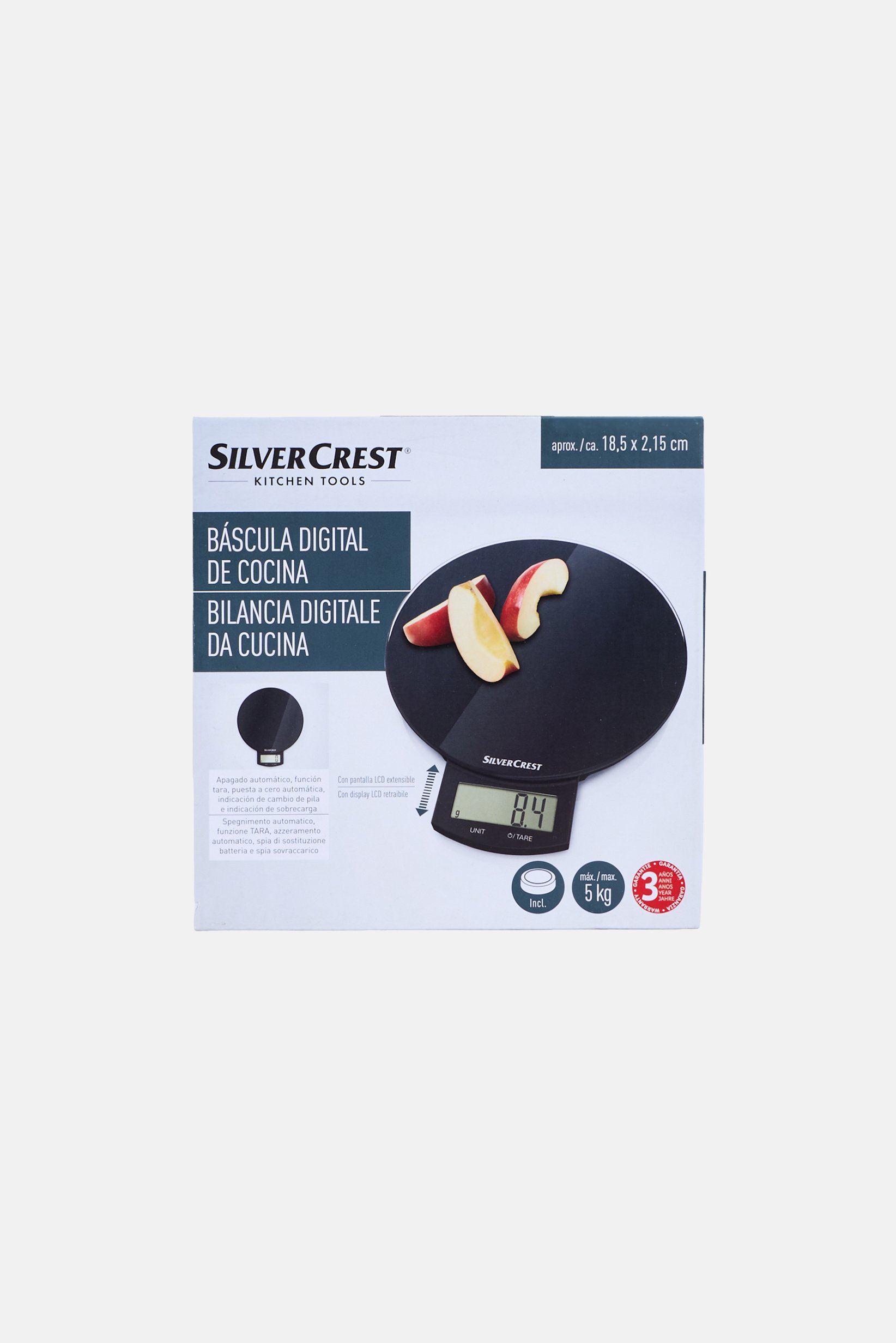 Digital Kitchen Scale, Black
