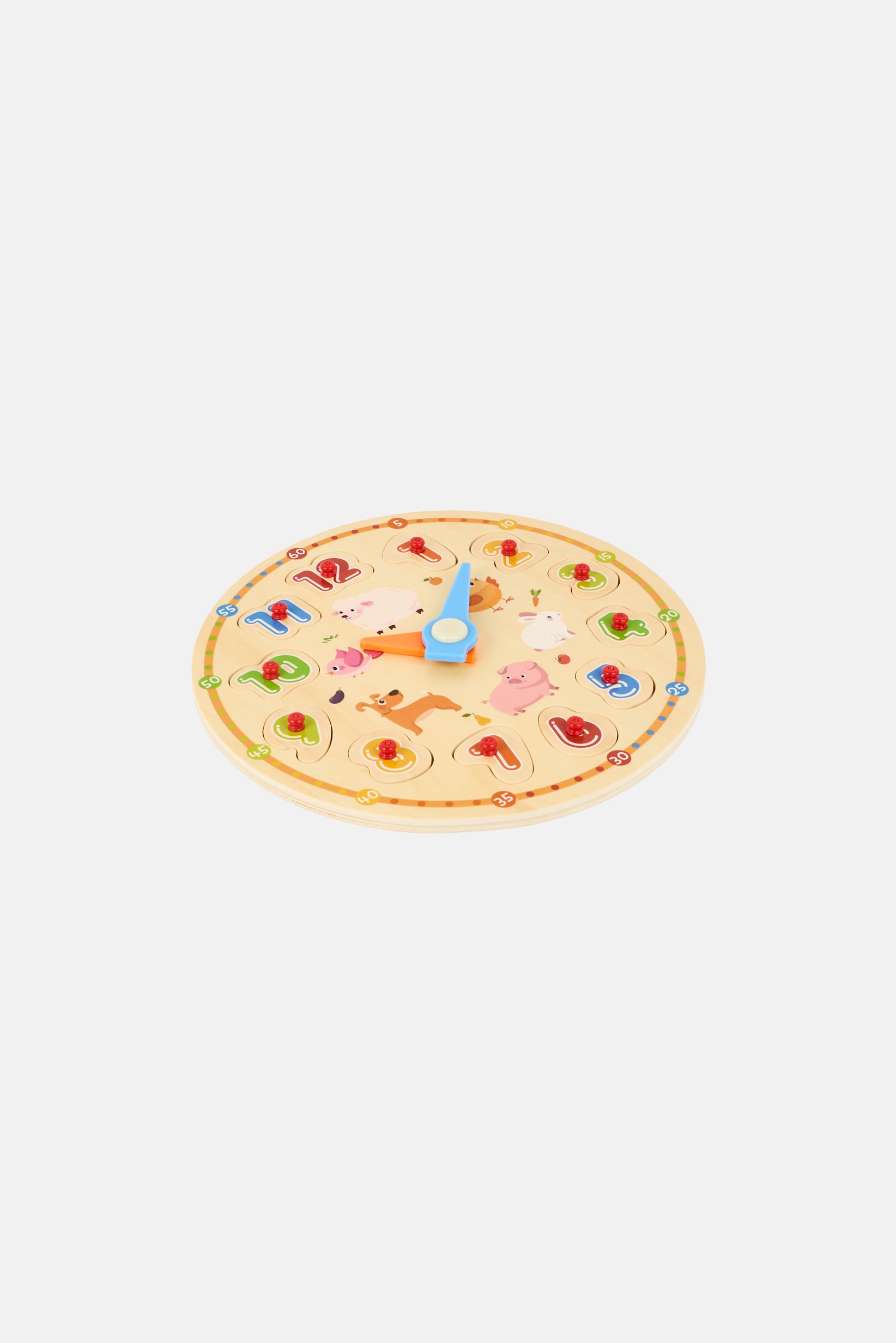 Wooden Play Telling The Time Puzzle Clock