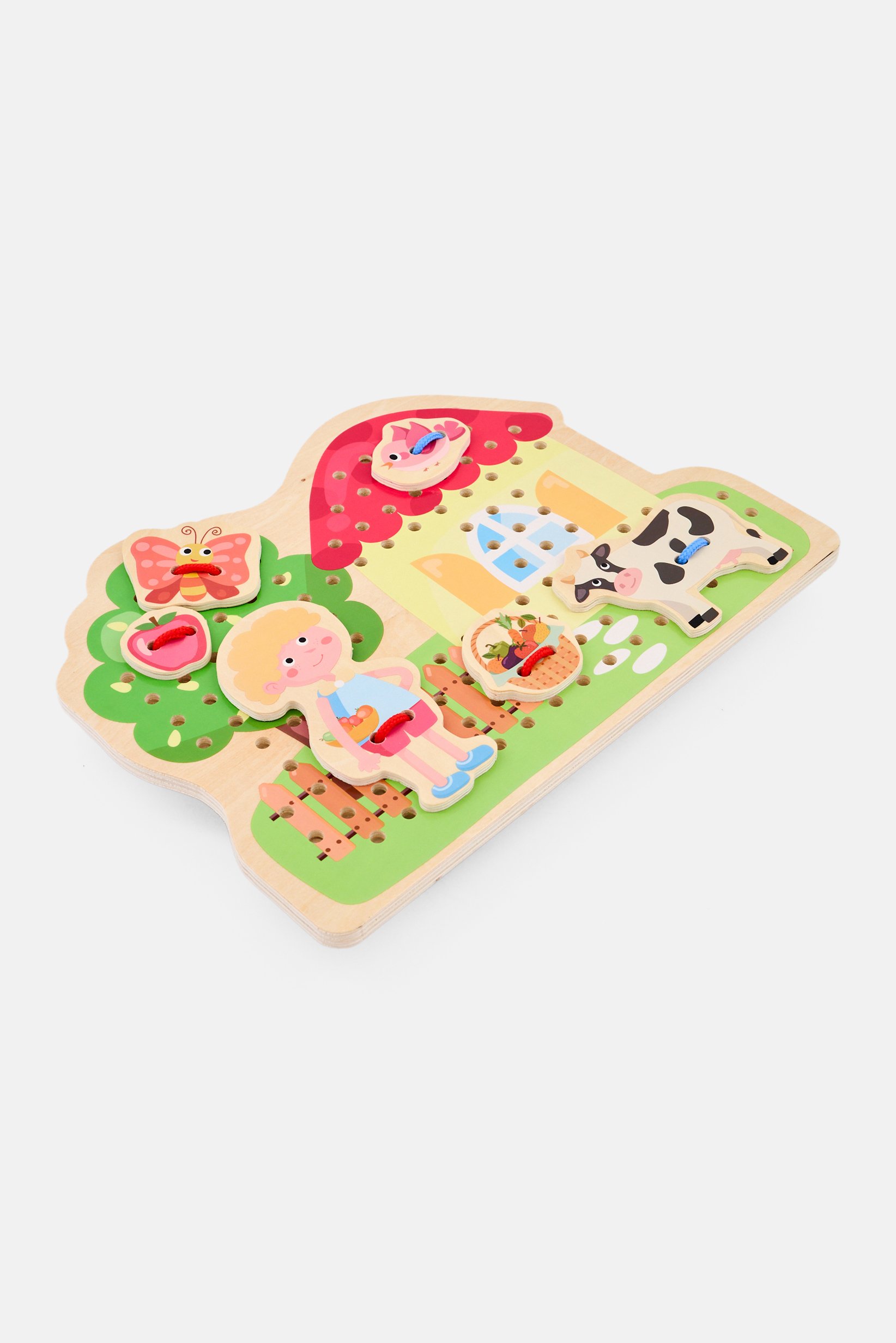 Wooden Puzzle Educational Threading