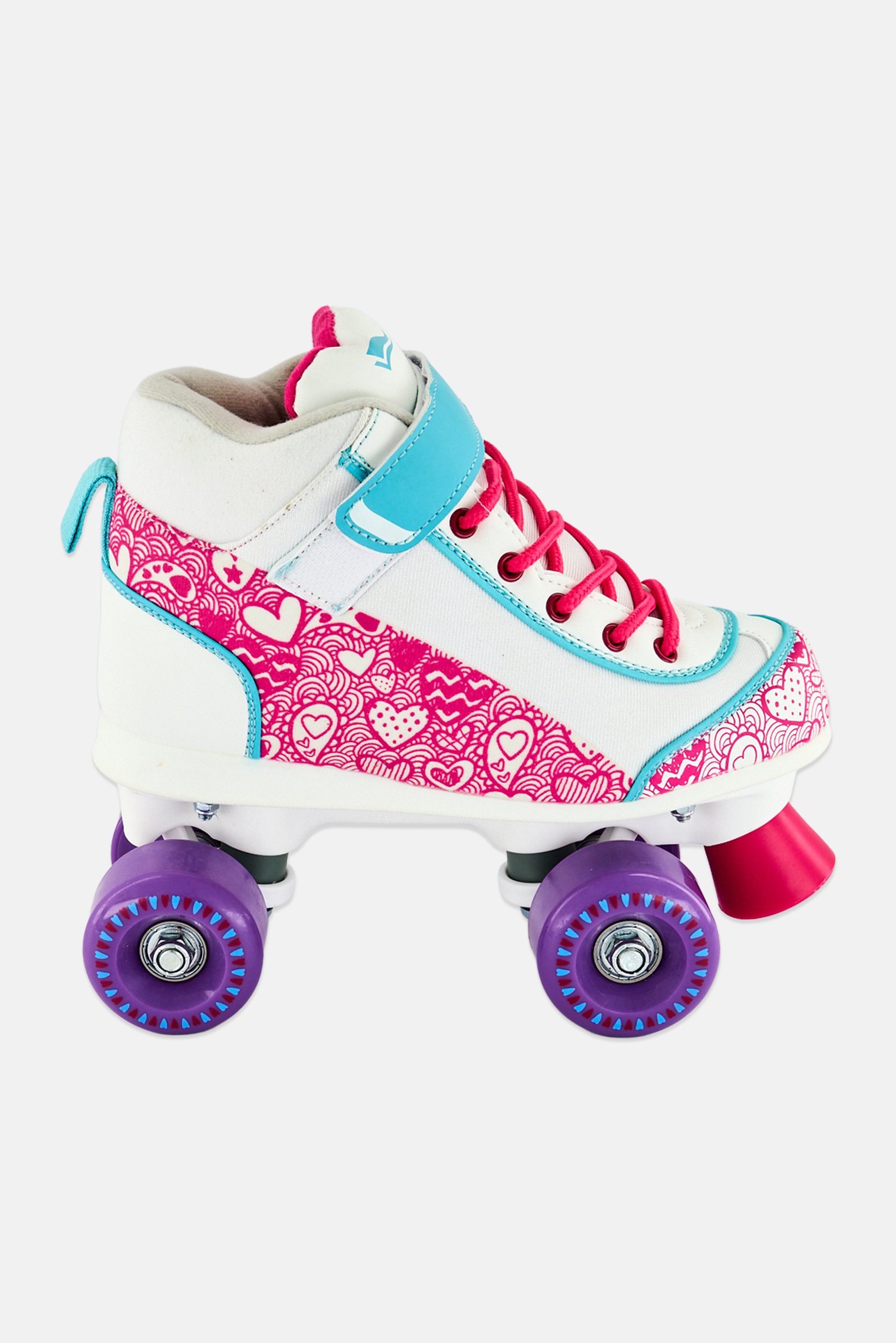 Kids Boy Velcro Closure Skate Boots, Multicolor