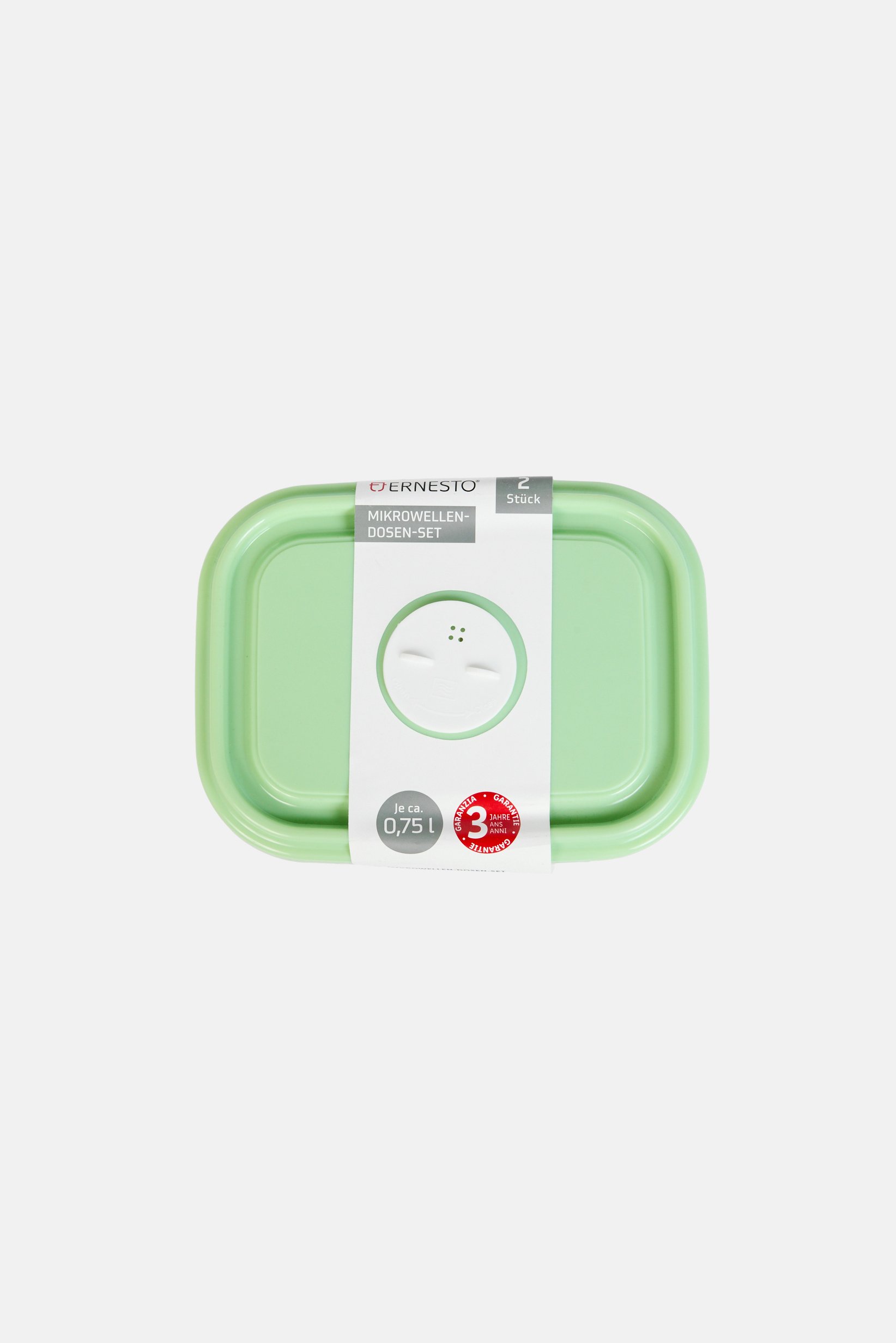 2 Pieces Microwave Box With Lid Set, Multicolor