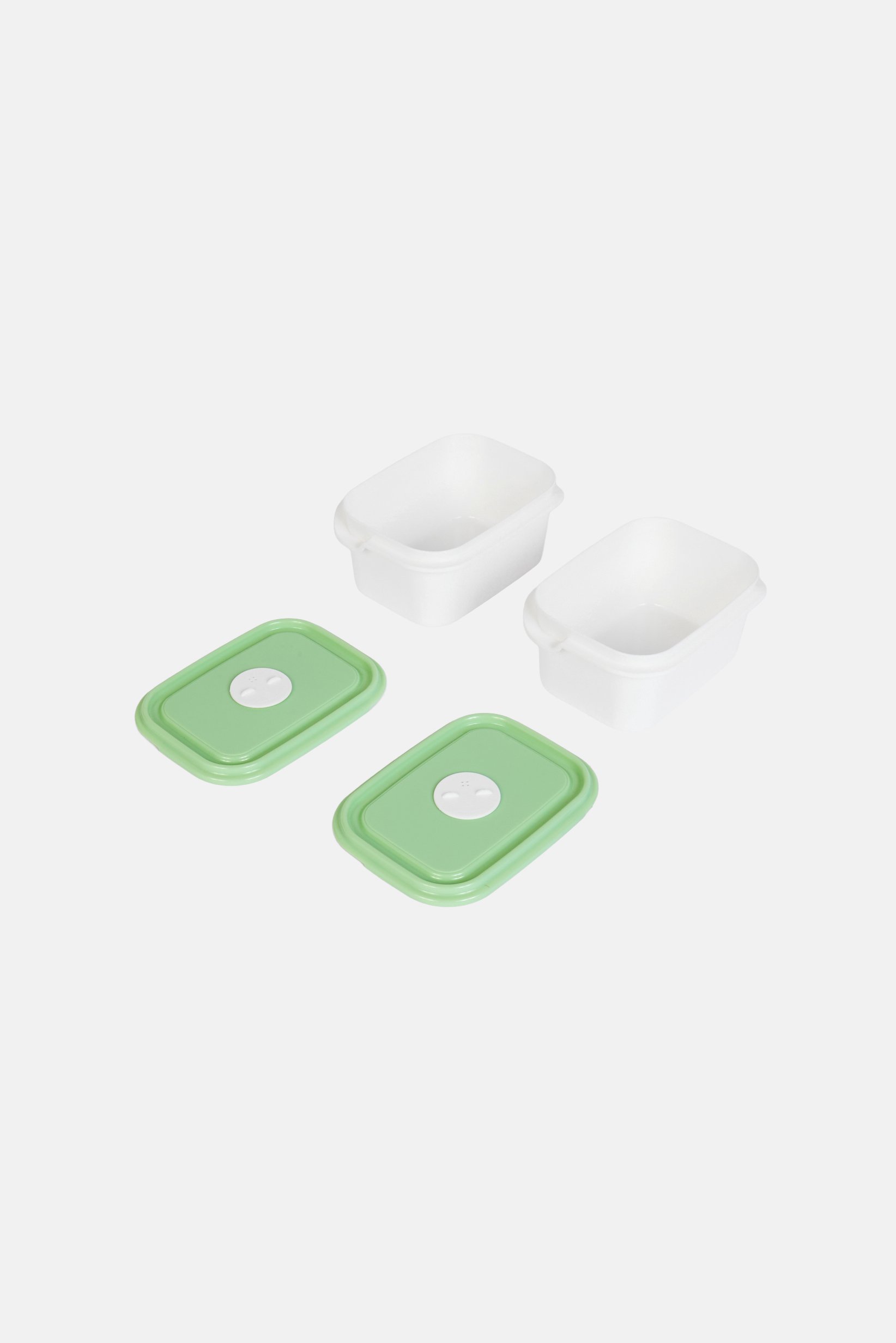 2 Pieces Microwave Box With Lid Set, Multicolor