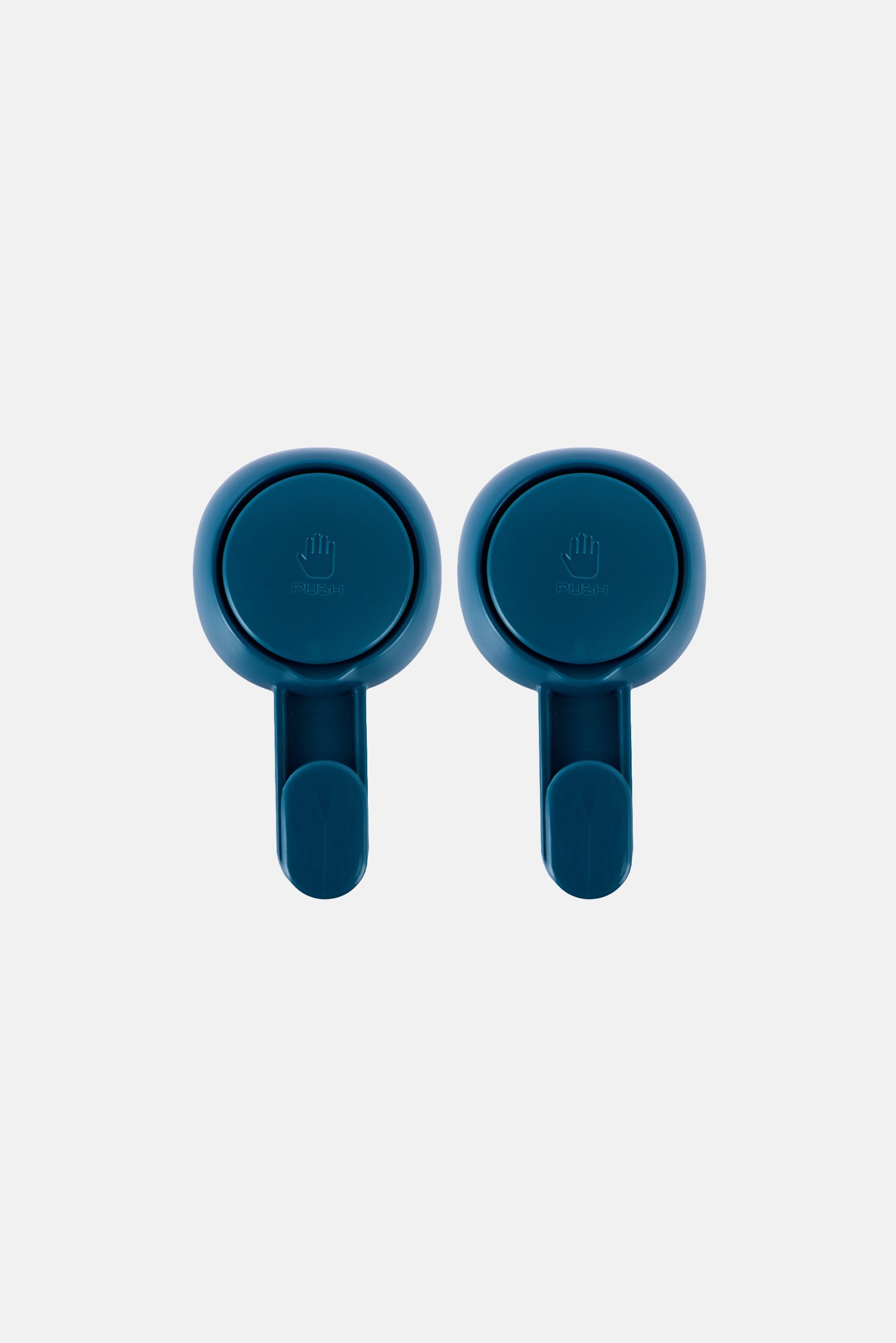 2 Pcs Plastic Wall Stick Holder, Blue