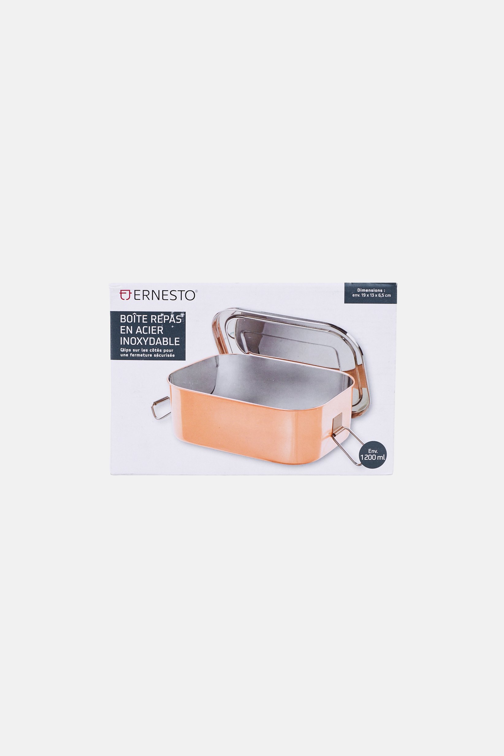 Stainless Steel Lunch Box, Orange