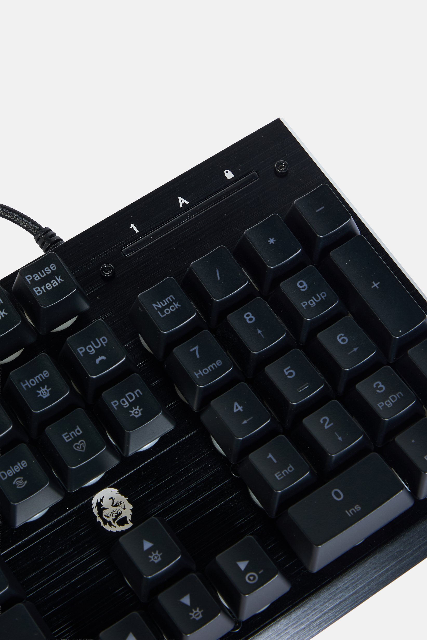 Semi-Mechanical Gaming Keyboard, Black