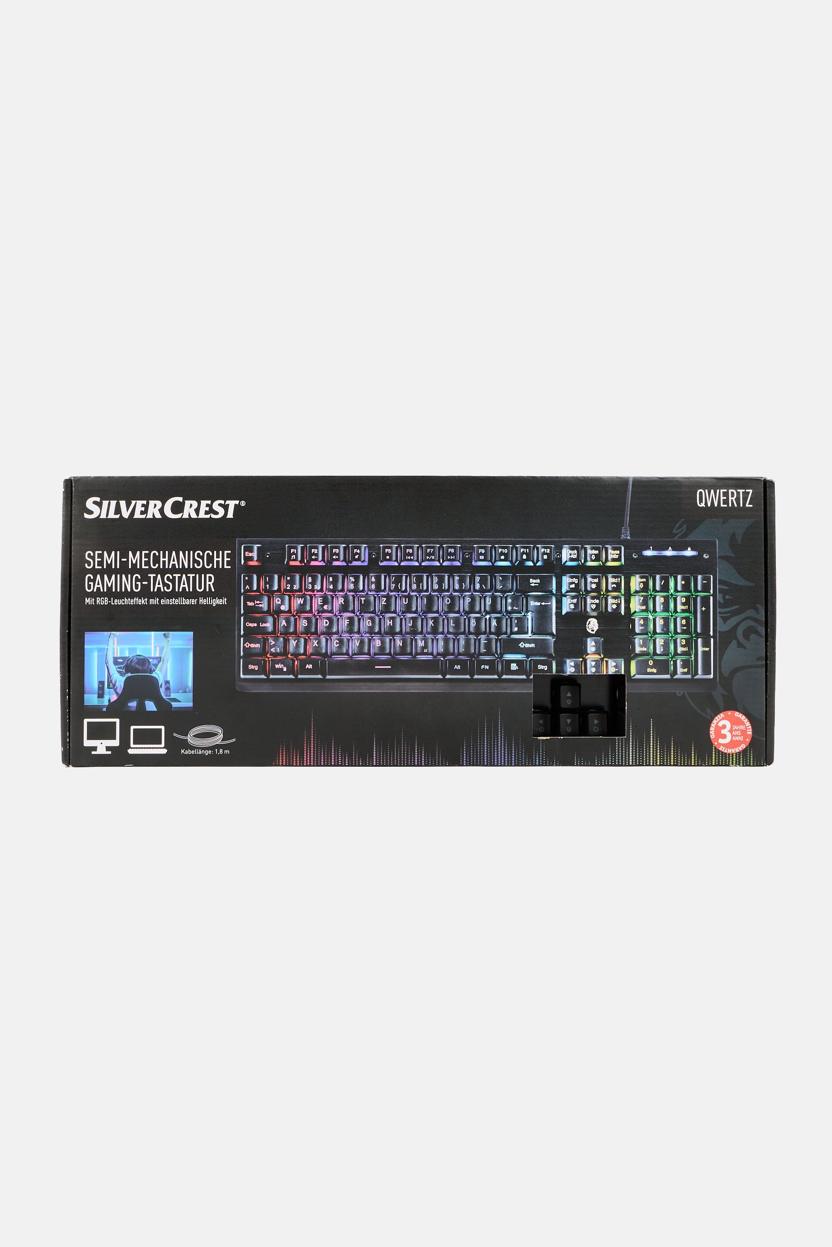 Semi Mechanical Gaming Keyboard, Black