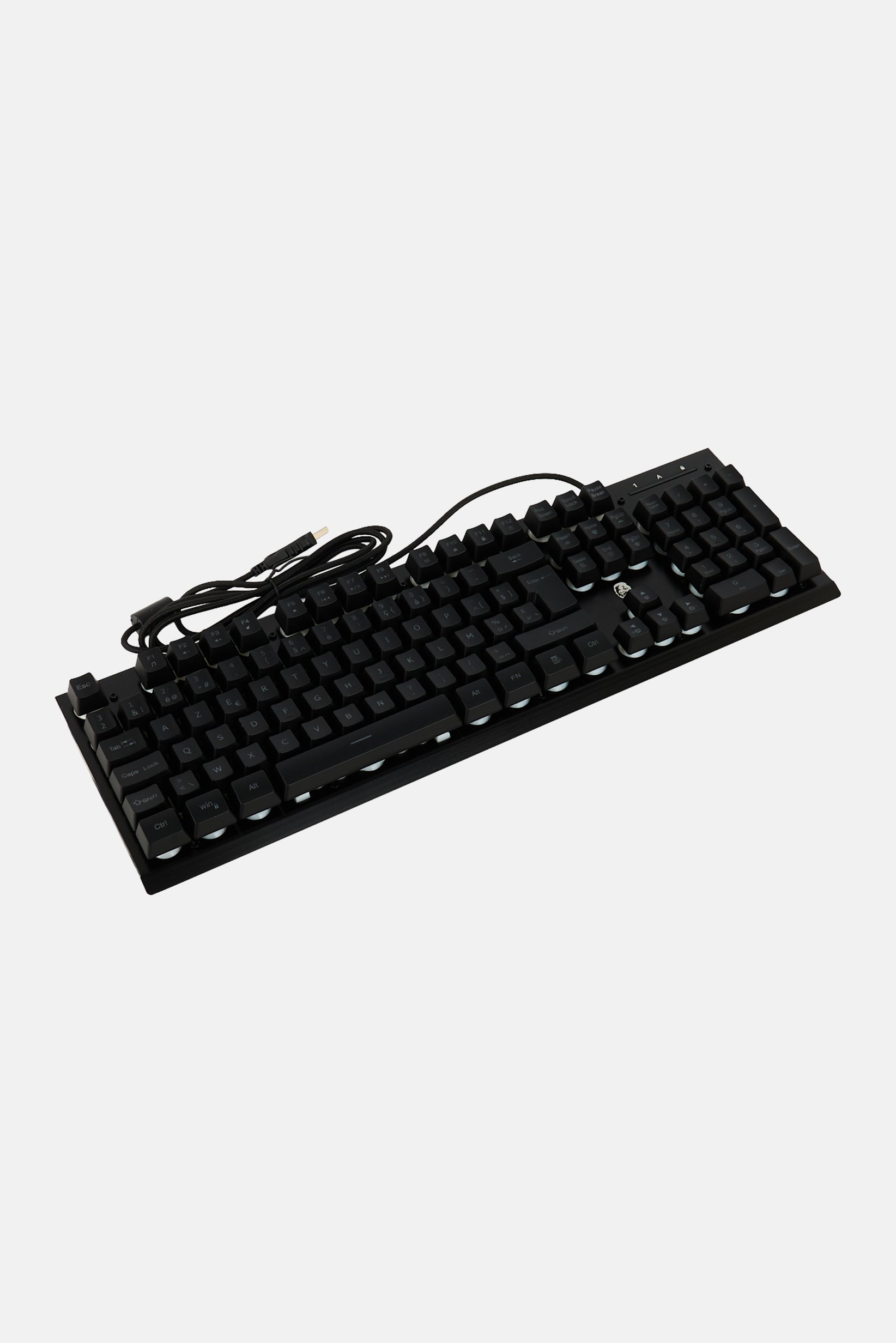 Gaming Keyboard Semi-Mechanical With Backlight, Black