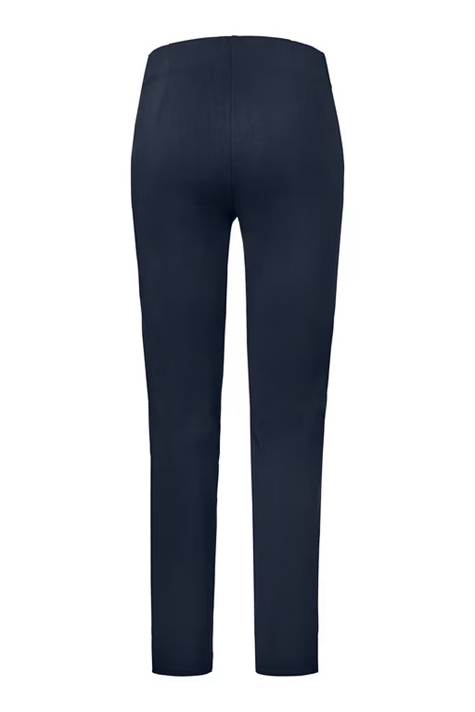 Women Skinny Fit Solid Cropped Pants, Navy