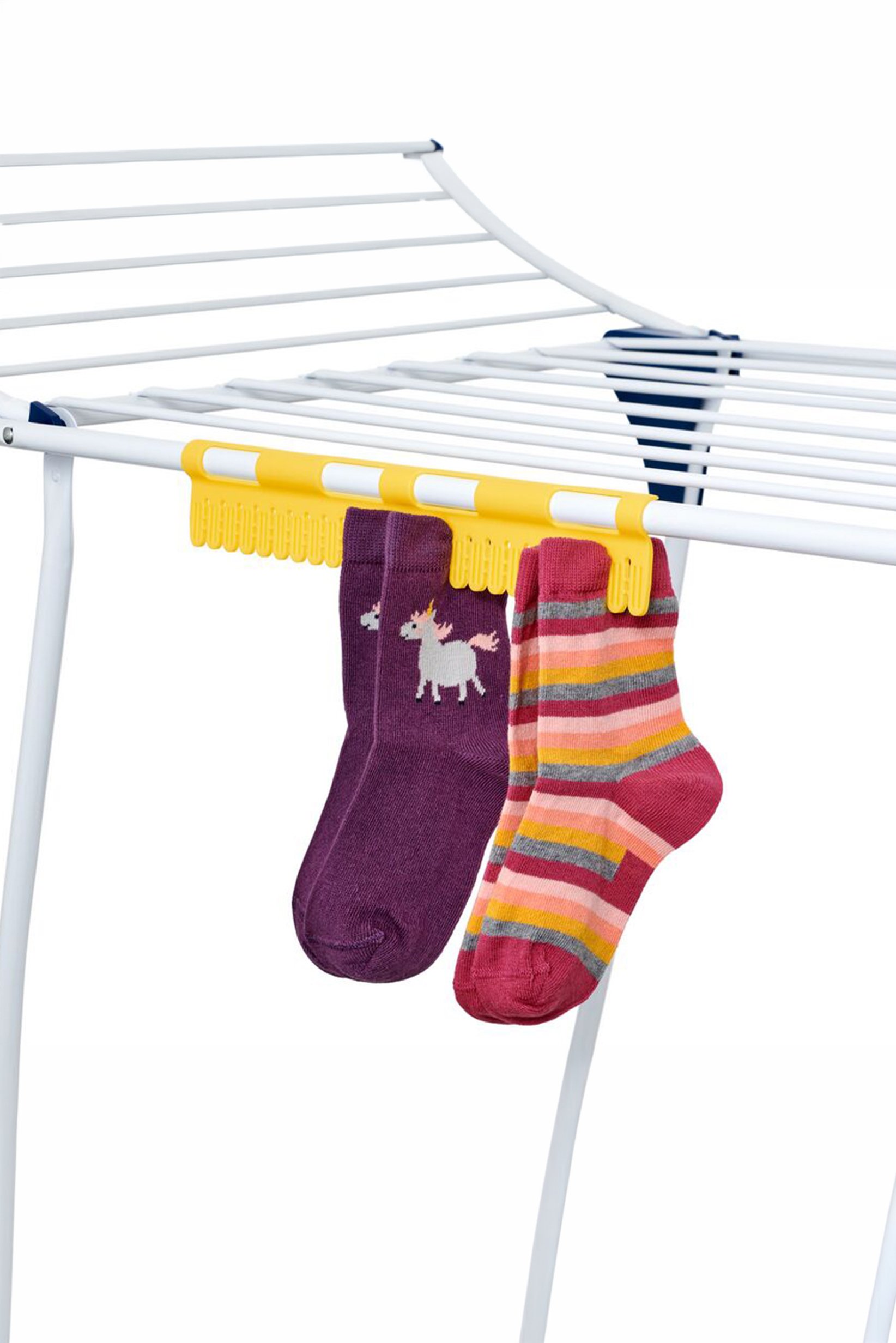 2 Pcs Sock Hangers, Yellow