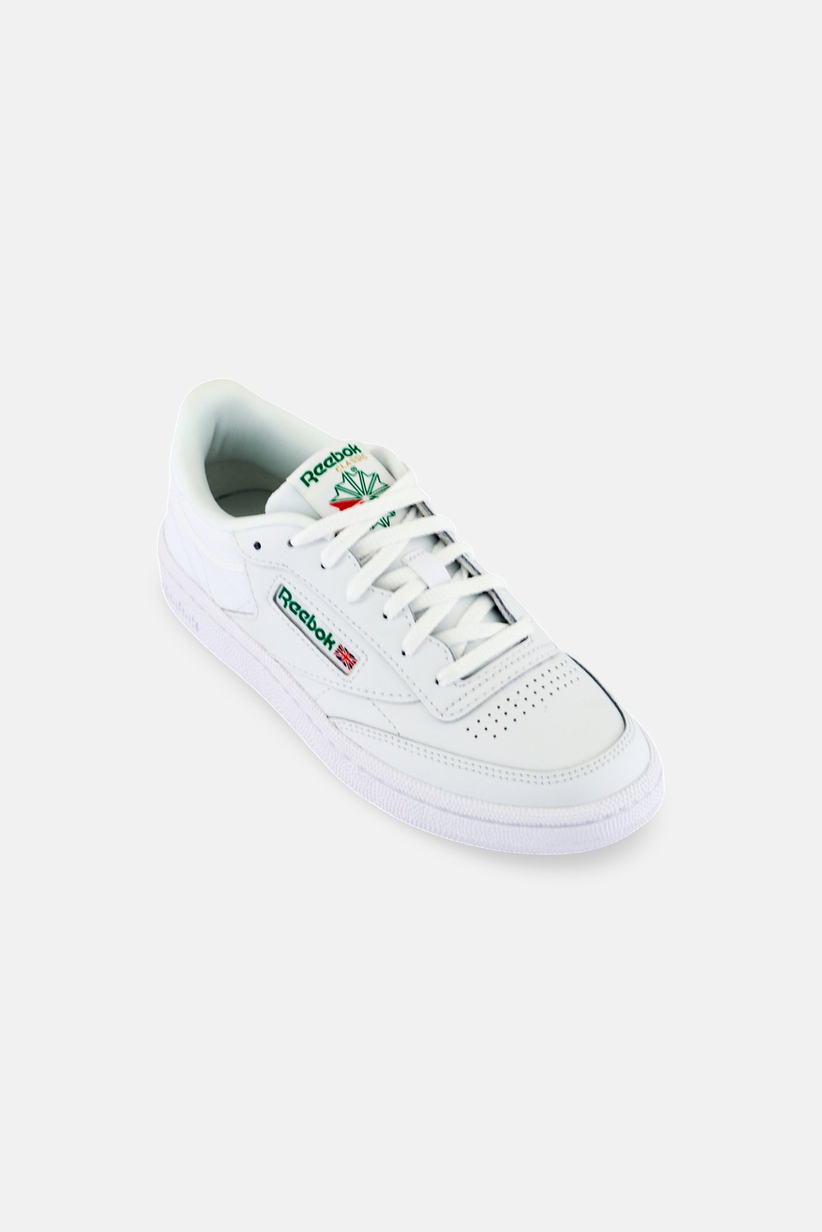Kids Boy Club C Lace Up Tennis Shoes, White