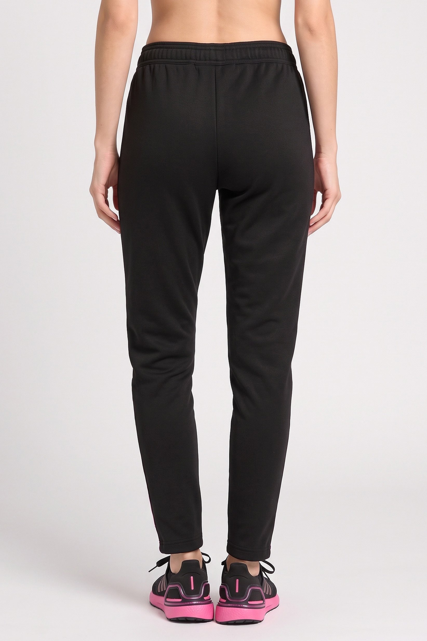 Women Regular Fit Training Track Pants, Black