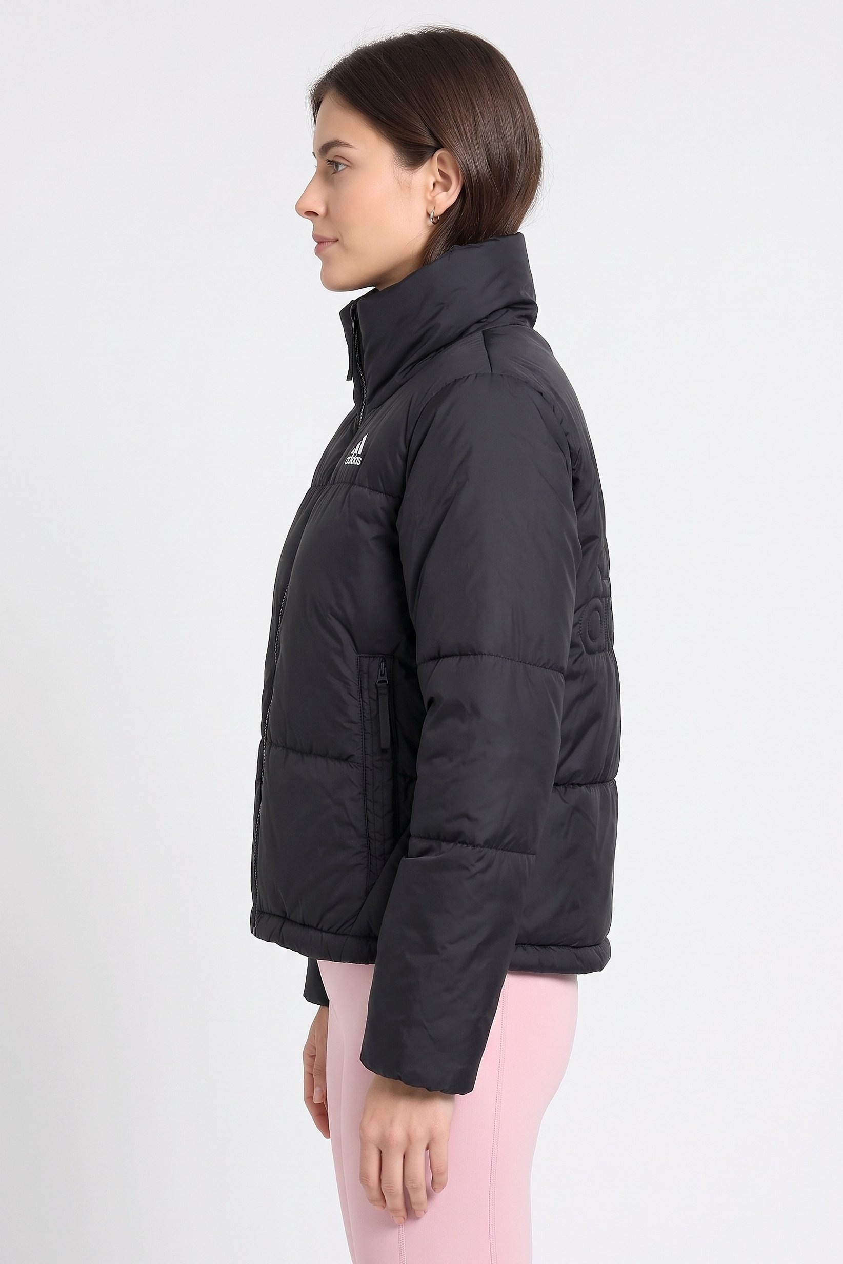 Women Loose Fit Long Sleeve Outdoor Jacket, Black