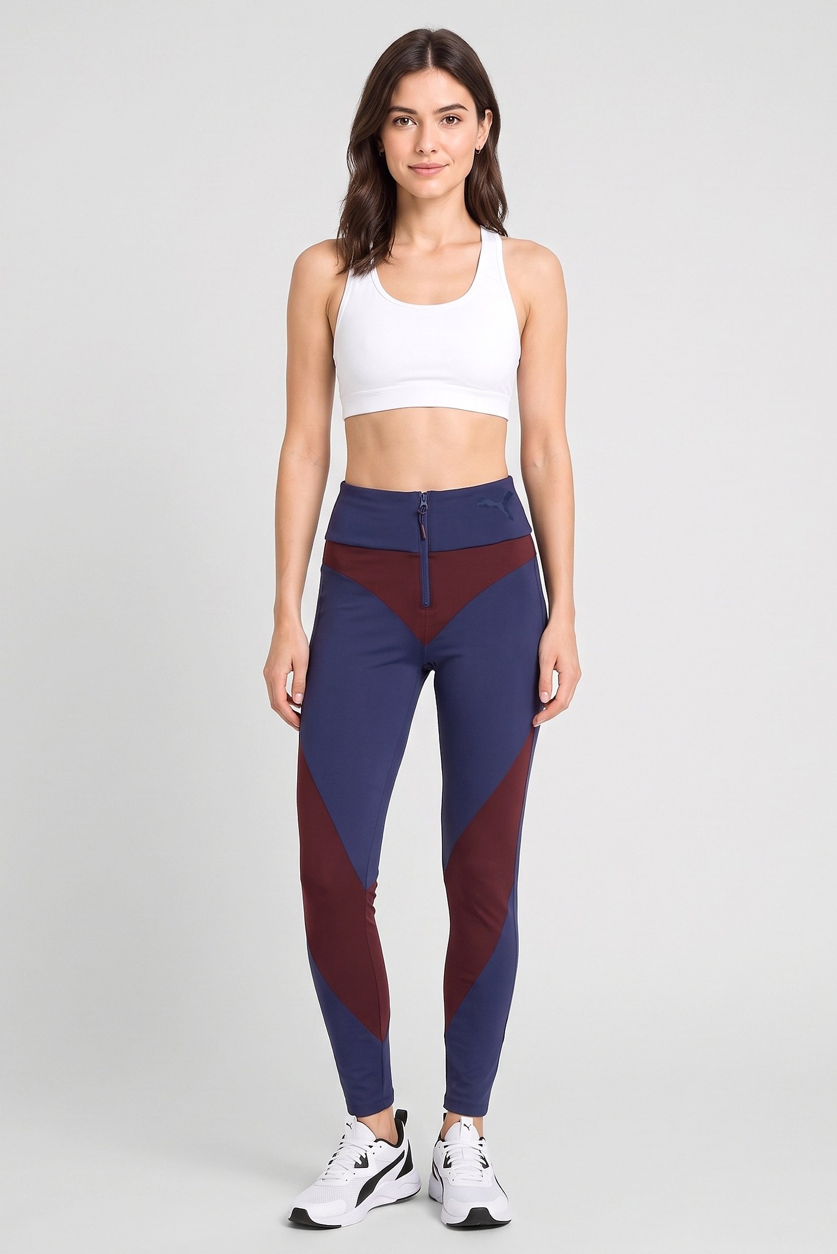 Women Sportswear Fit Training Leggings, Navy