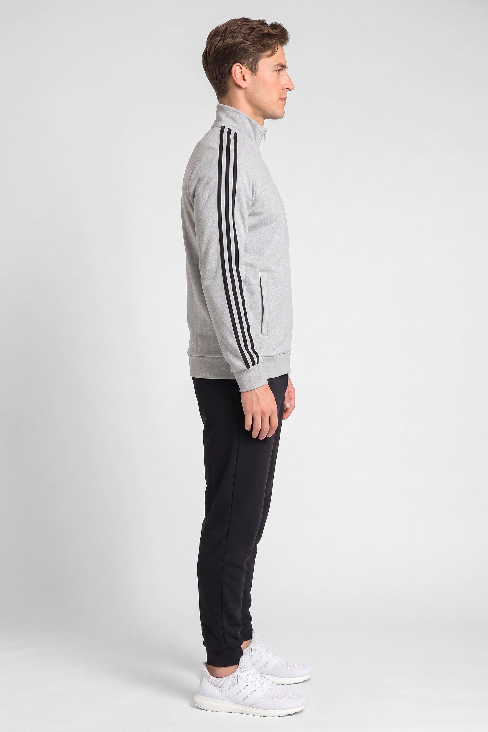 Men 2 Pieces Sportswear Fit Long Sleeve Jacket And Pants Training Tracksuit, Multicolor
