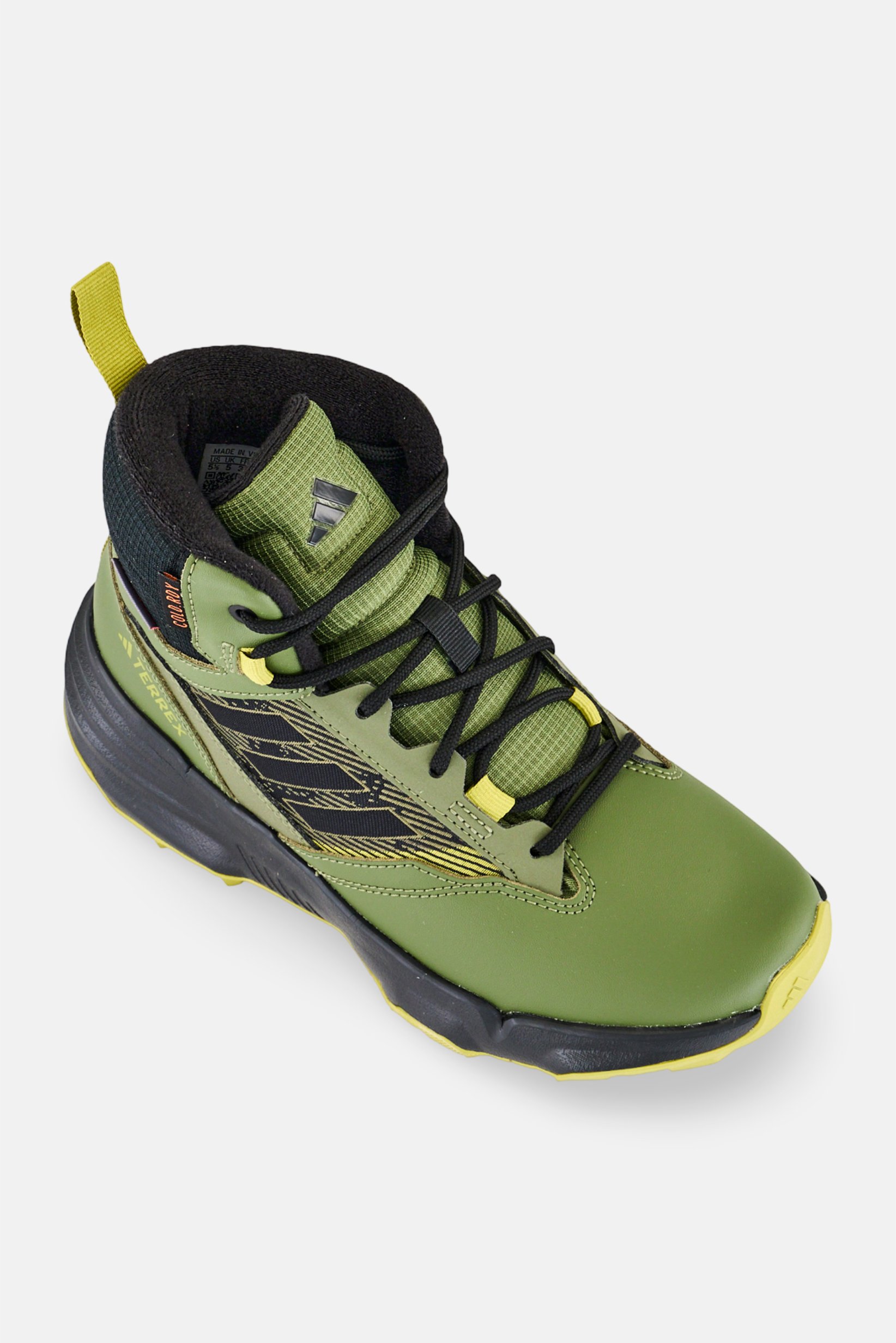 Adidas x Terrex Men Unity Lea Mid Lace Up Hiking Shoes, Olive
