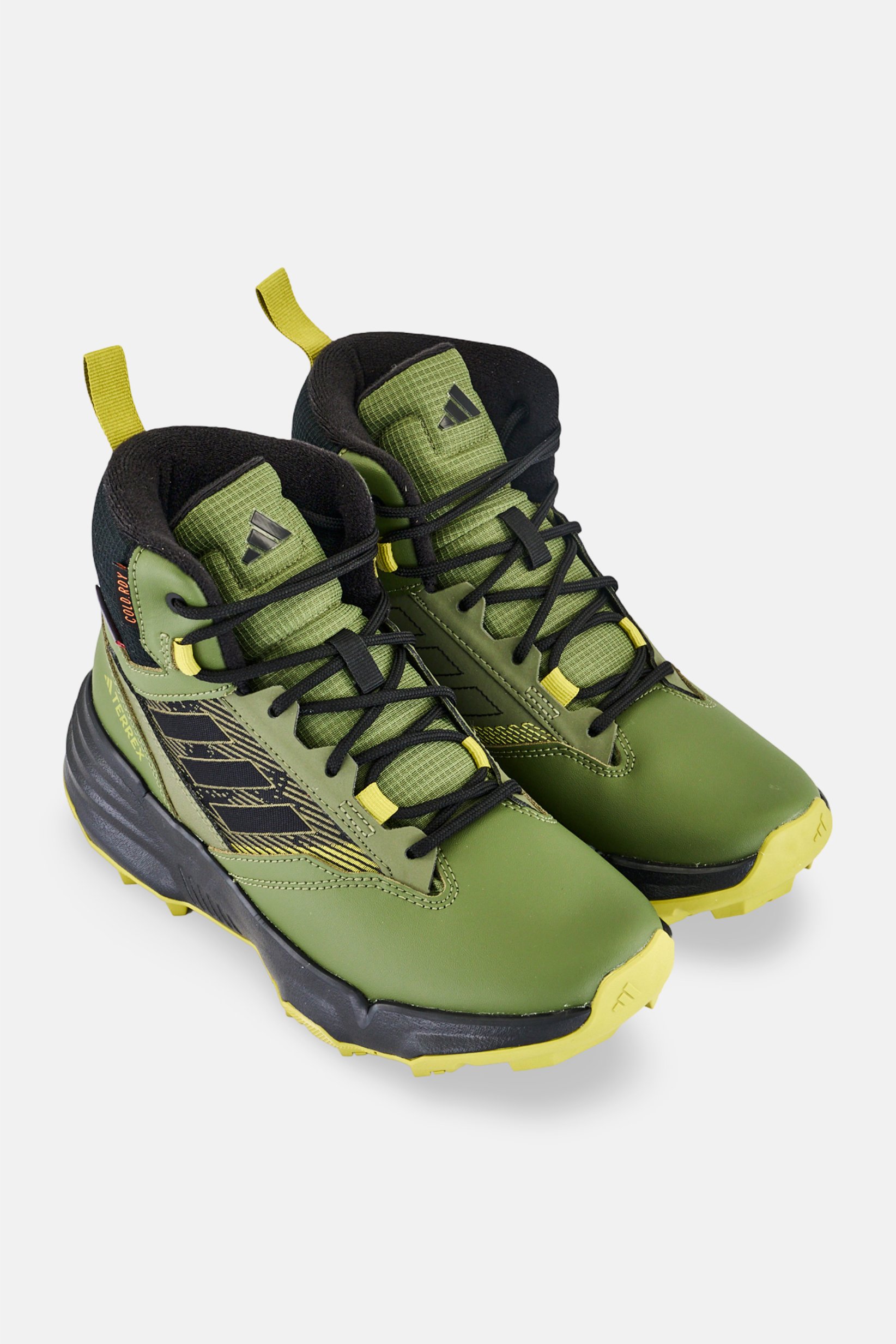 Adidas x Terrex Men Unity Lea Mid Lace Up Hiking Shoes, Olive
