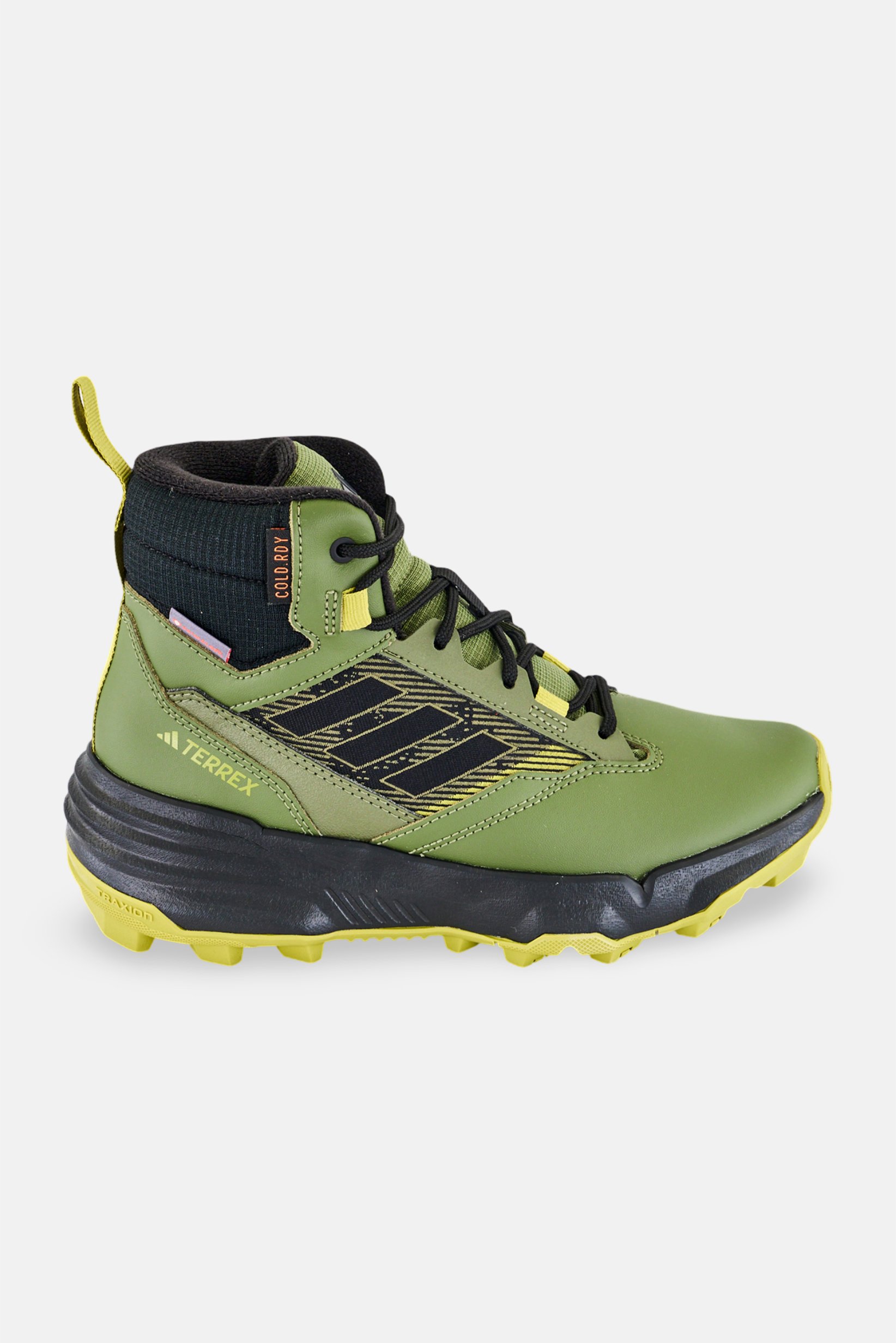 Adidas x Terrex Men Unity Lea Mid Lace Up Hiking Shoes, Olive