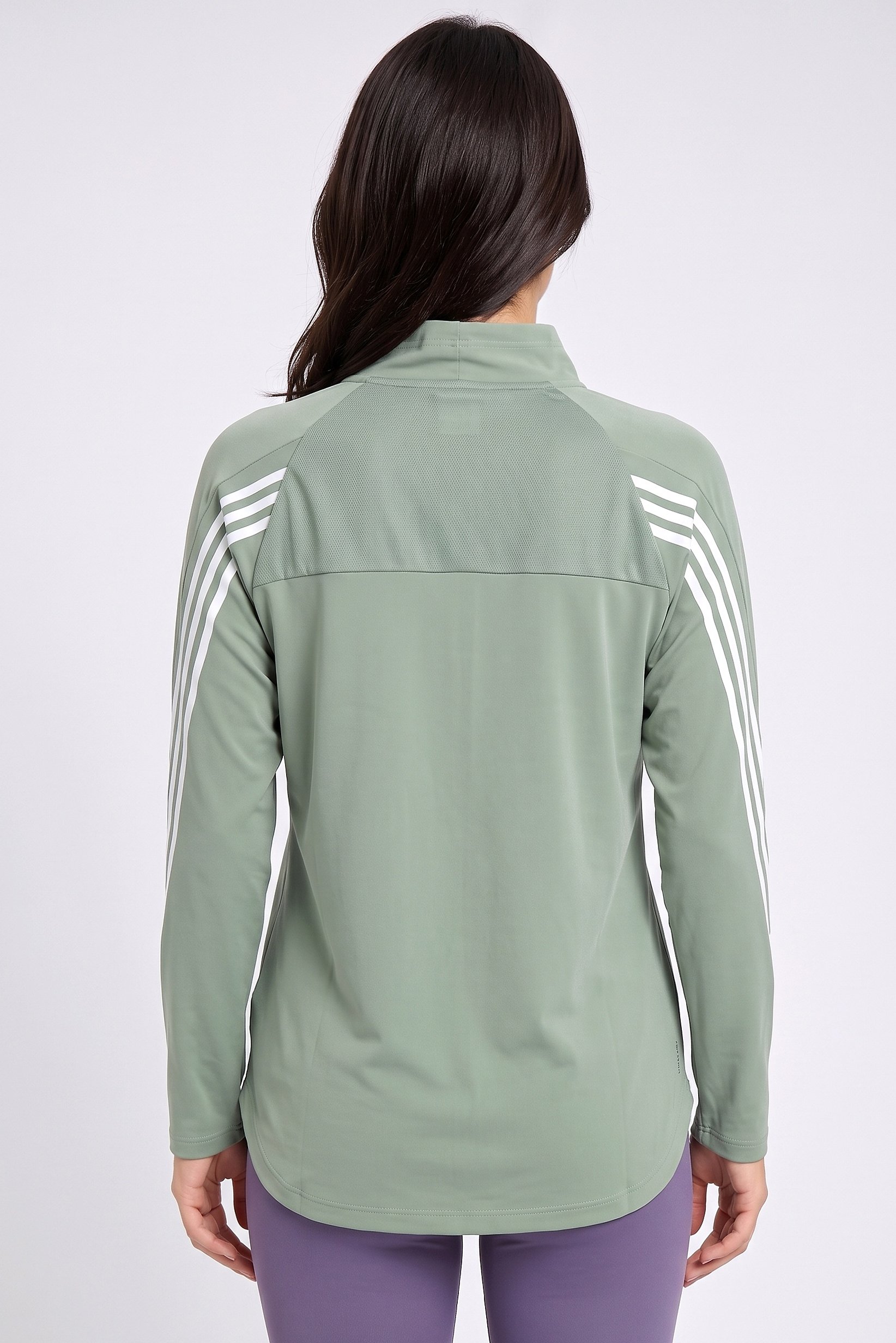 Women Loose Fit Long Sleeve Outdoor Sweatshirt, Sage Green