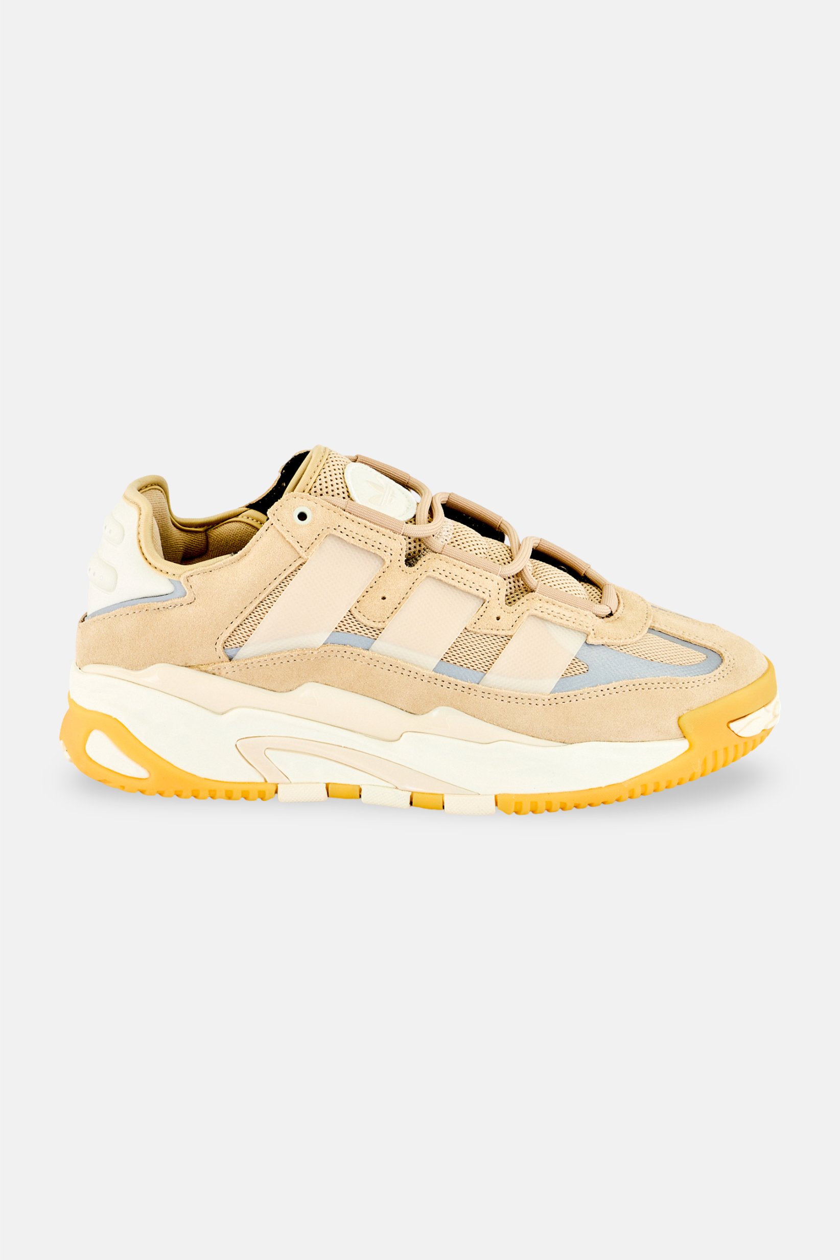 Men NITEBALL Lace Up Closure Outdoor Shoes, Dark Beige