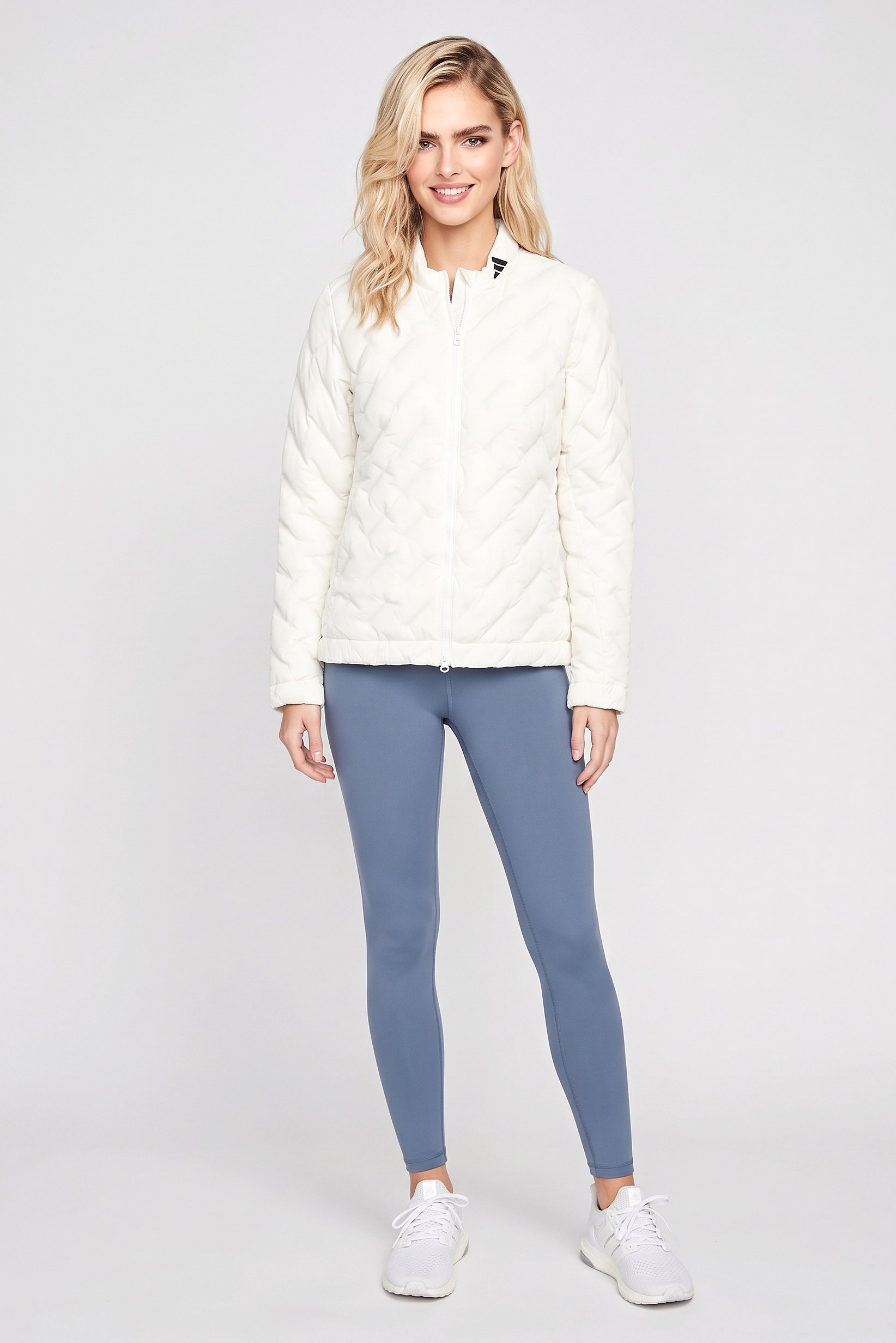 Women Sportswear Fit Long Sleeve Outdoor Jacket, White