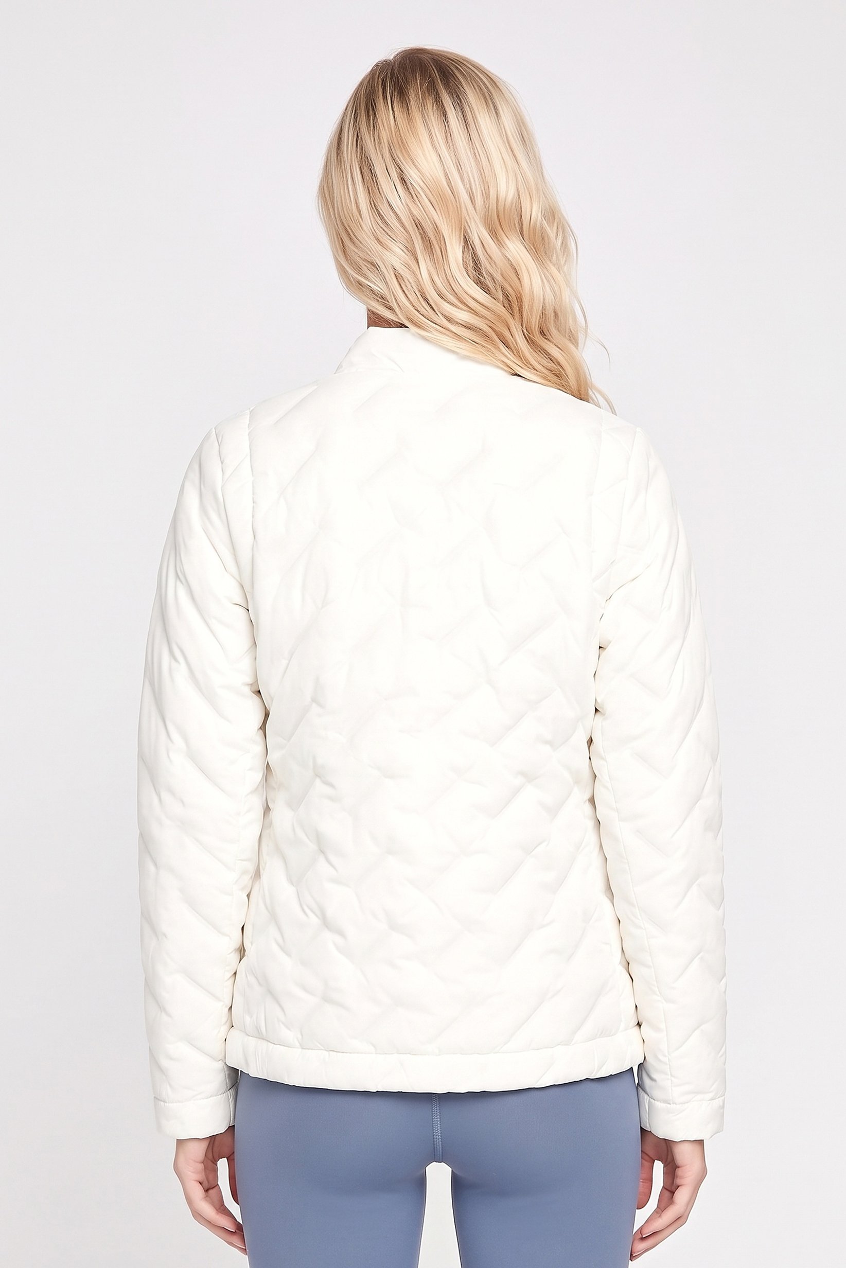 Women Sportswear Fit Long Sleeve Outdoor Jacket, White