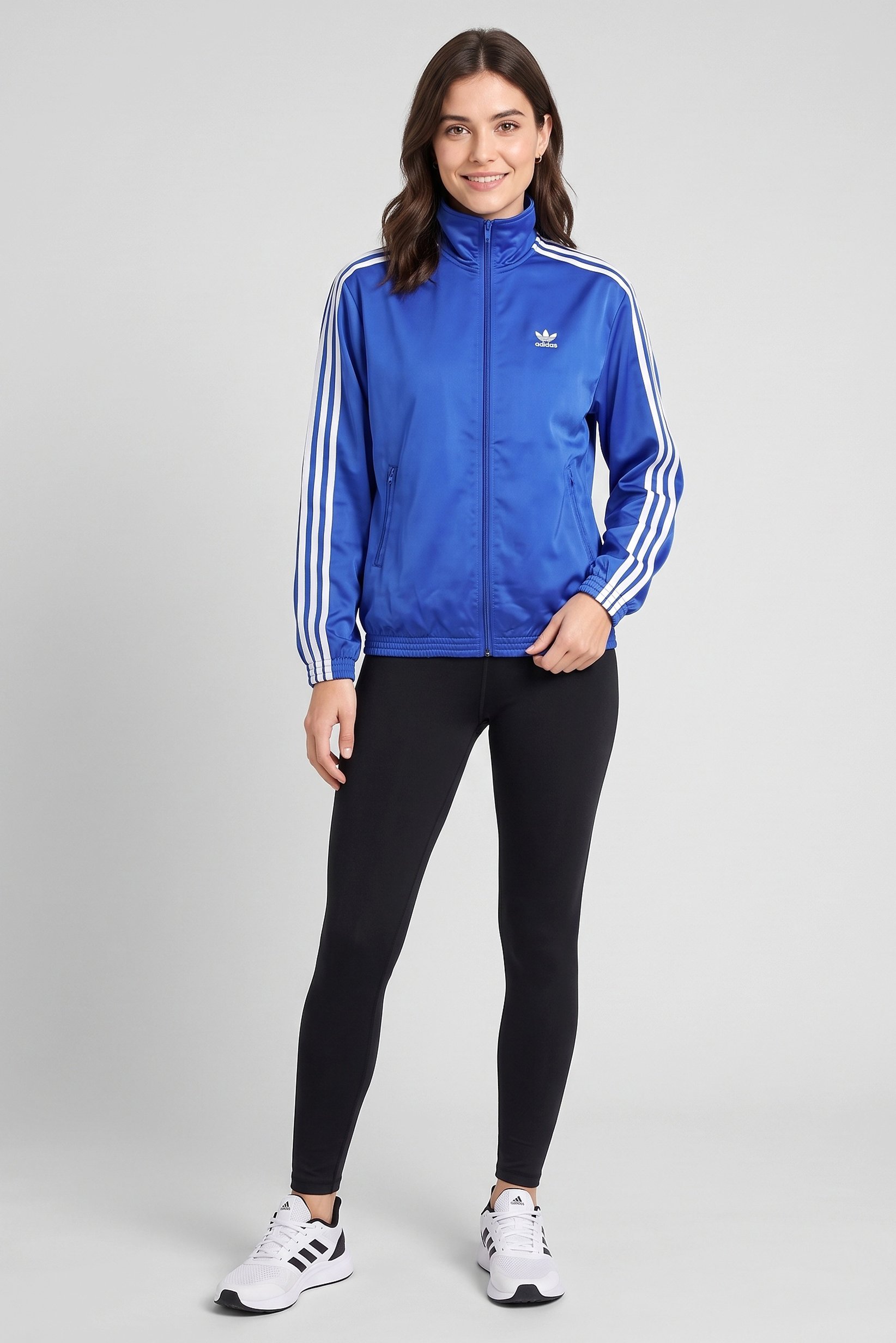 Women Sportswear Fit Long Sleeve Training Jacket, Blue