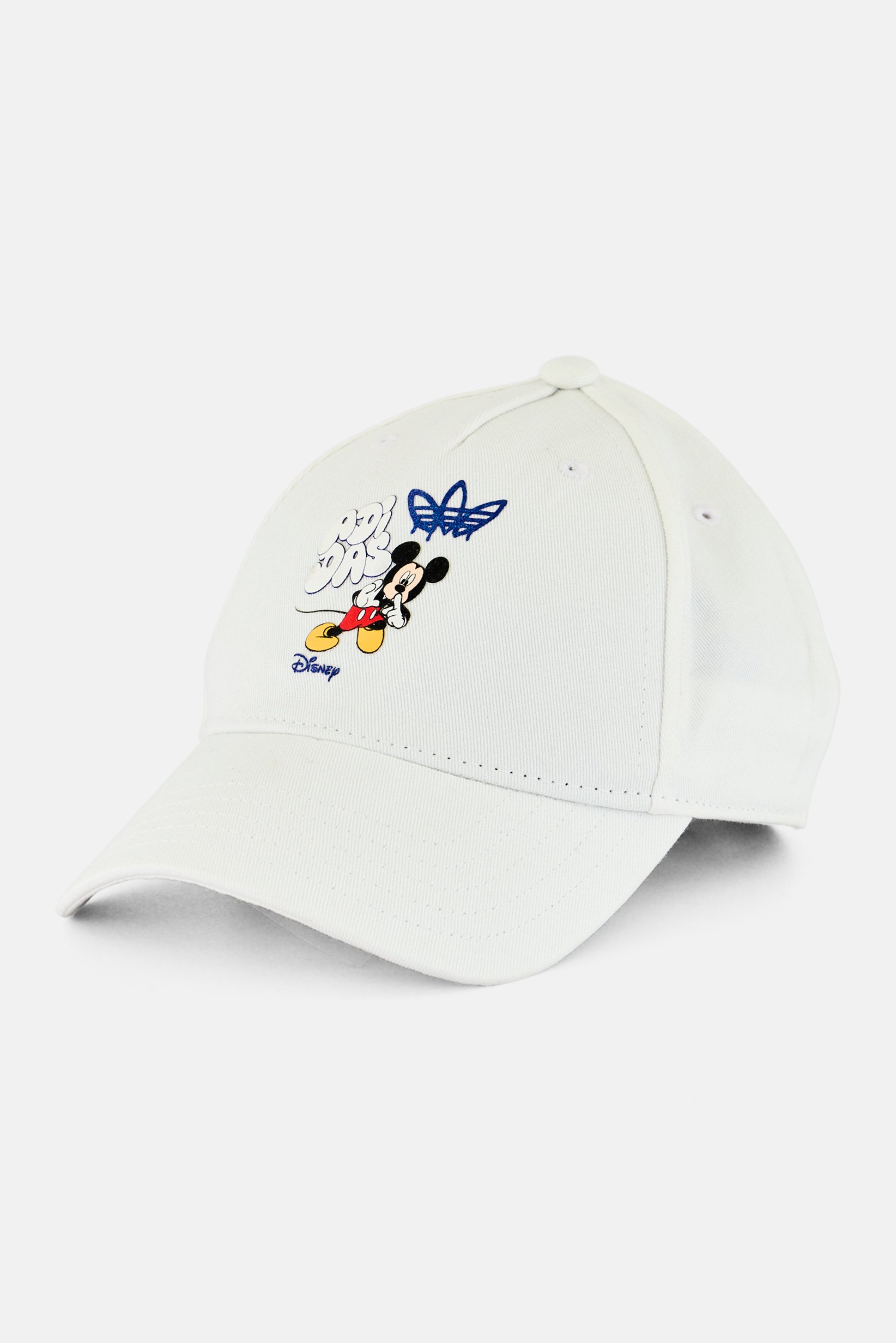 Mickey Mouse Kids Boy Graphic Print Adjustable Cap, White