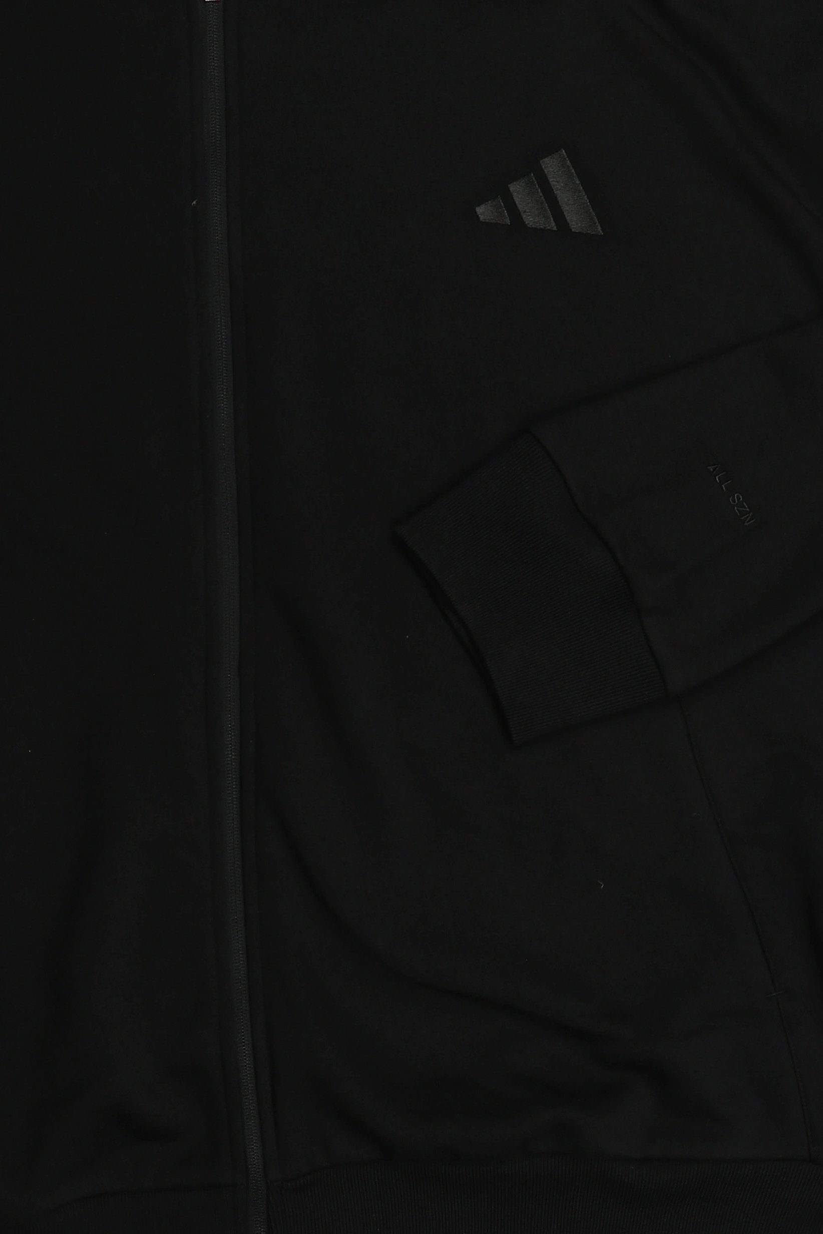 Men Loose Fit Long Sleeve Outdoor Hoodie, Black