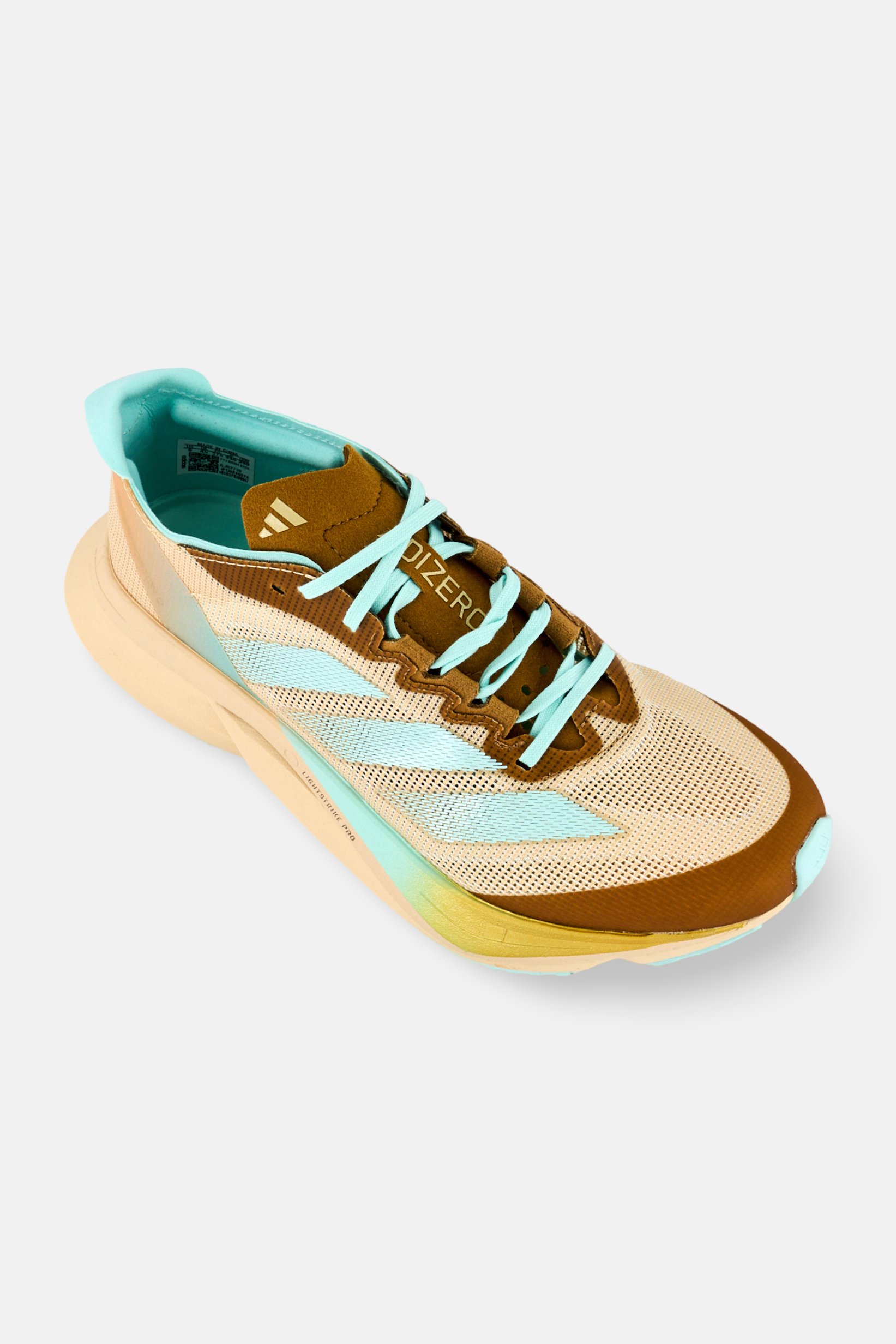 Kids Boy Adizero Boston Lace Up Running Shoes, Multicolor