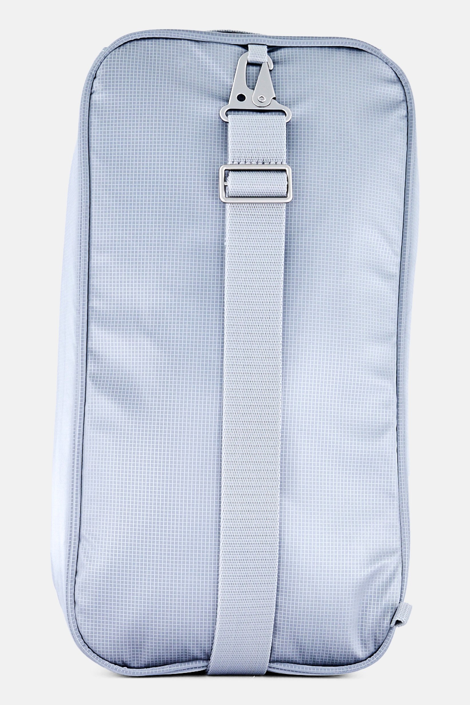 Men Brand Logo Cross Body Bag, Grey