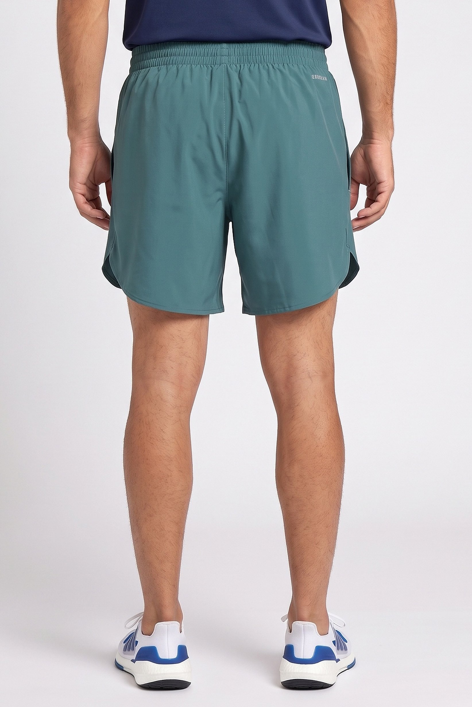 Men Sportswear Fit 7 Inseam Running Shorts, Teal Green