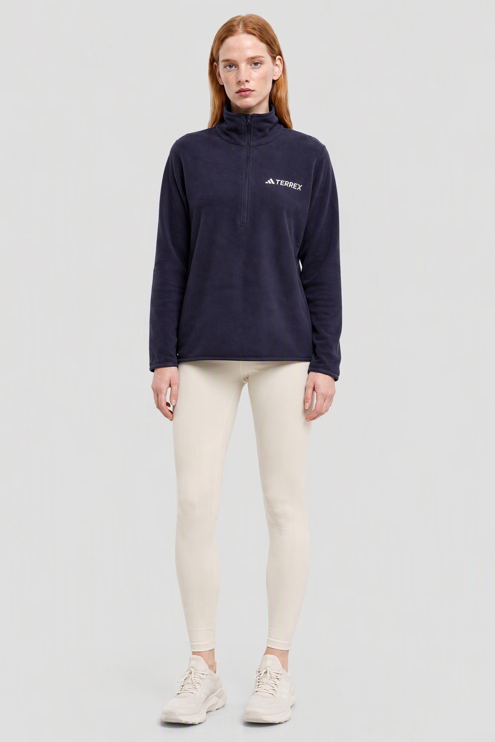 Adidas x Terrex Women Sportswear Fit Long Sleeve Outdoor Sweatshirt, Navy
