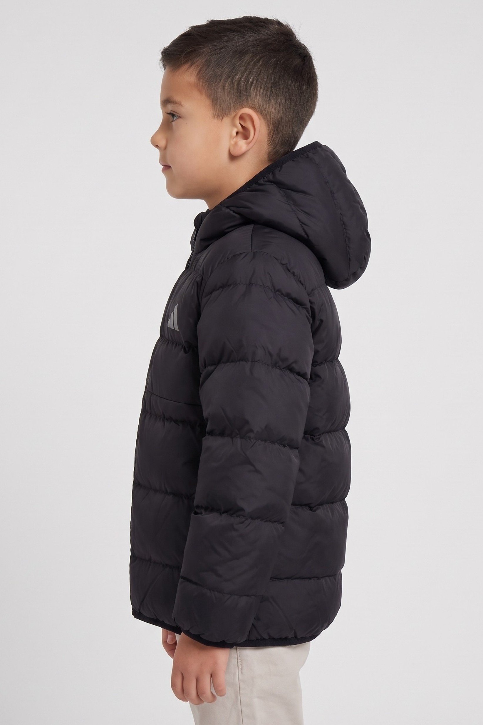 Kids Boy Regular Fit Long Sleeve Outdoor Jacket, Black