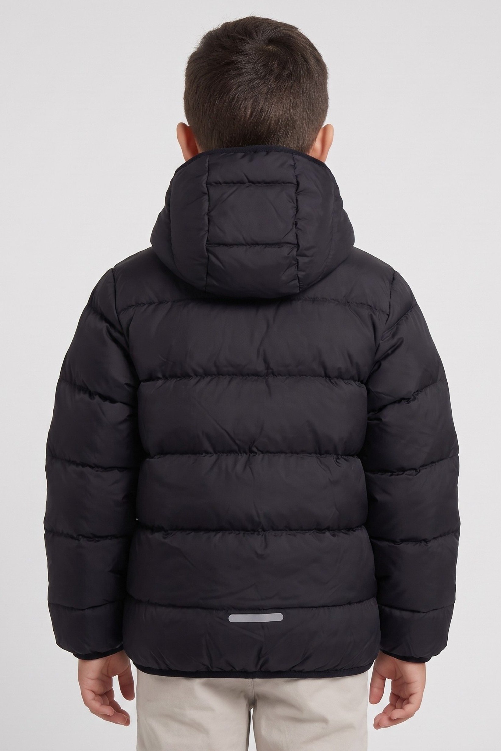 Kids Boy Regular Fit Long Sleeve Outdoor Jacket, Black