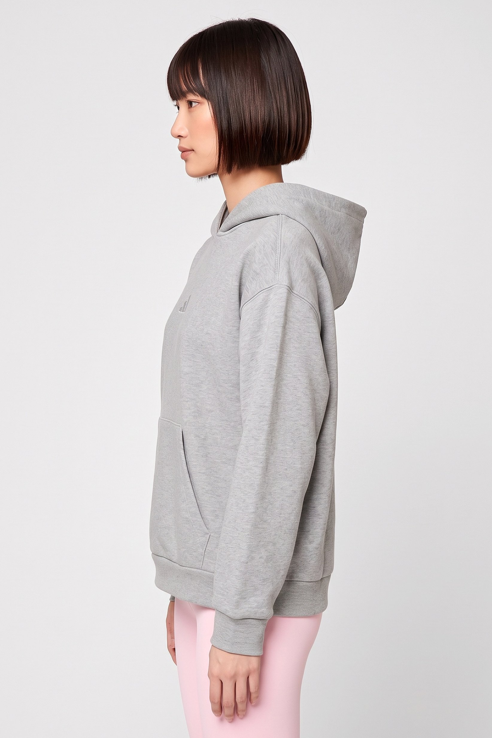 Women Sportswear Fit Long Sleeve Training Hoodie, Grey