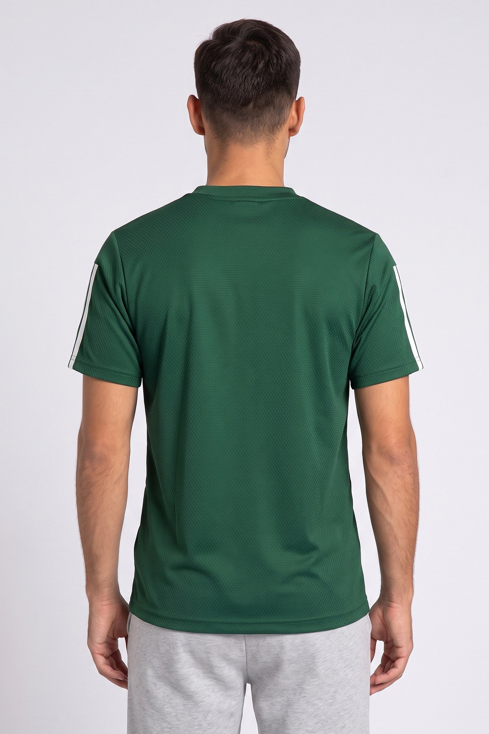 Men Regular Fit Short Sleeve Training T-Shirt, Green