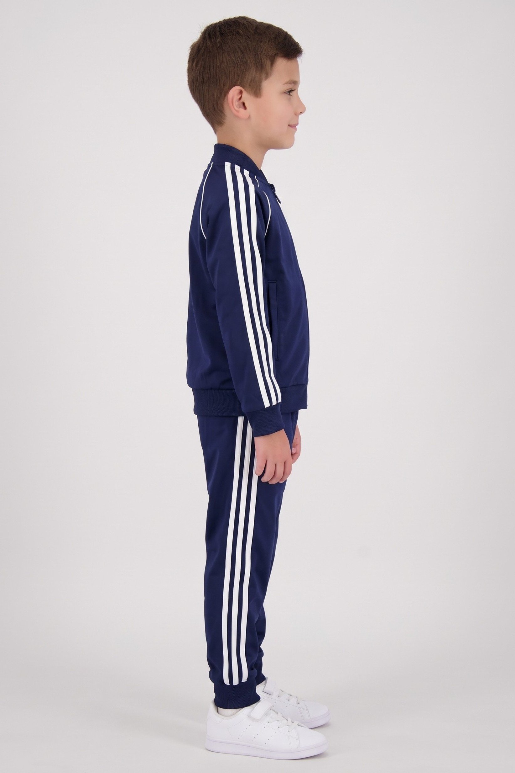 Toddlers Boy 2 Pieces Long Sleeve Training Tracksuit Set, Navy